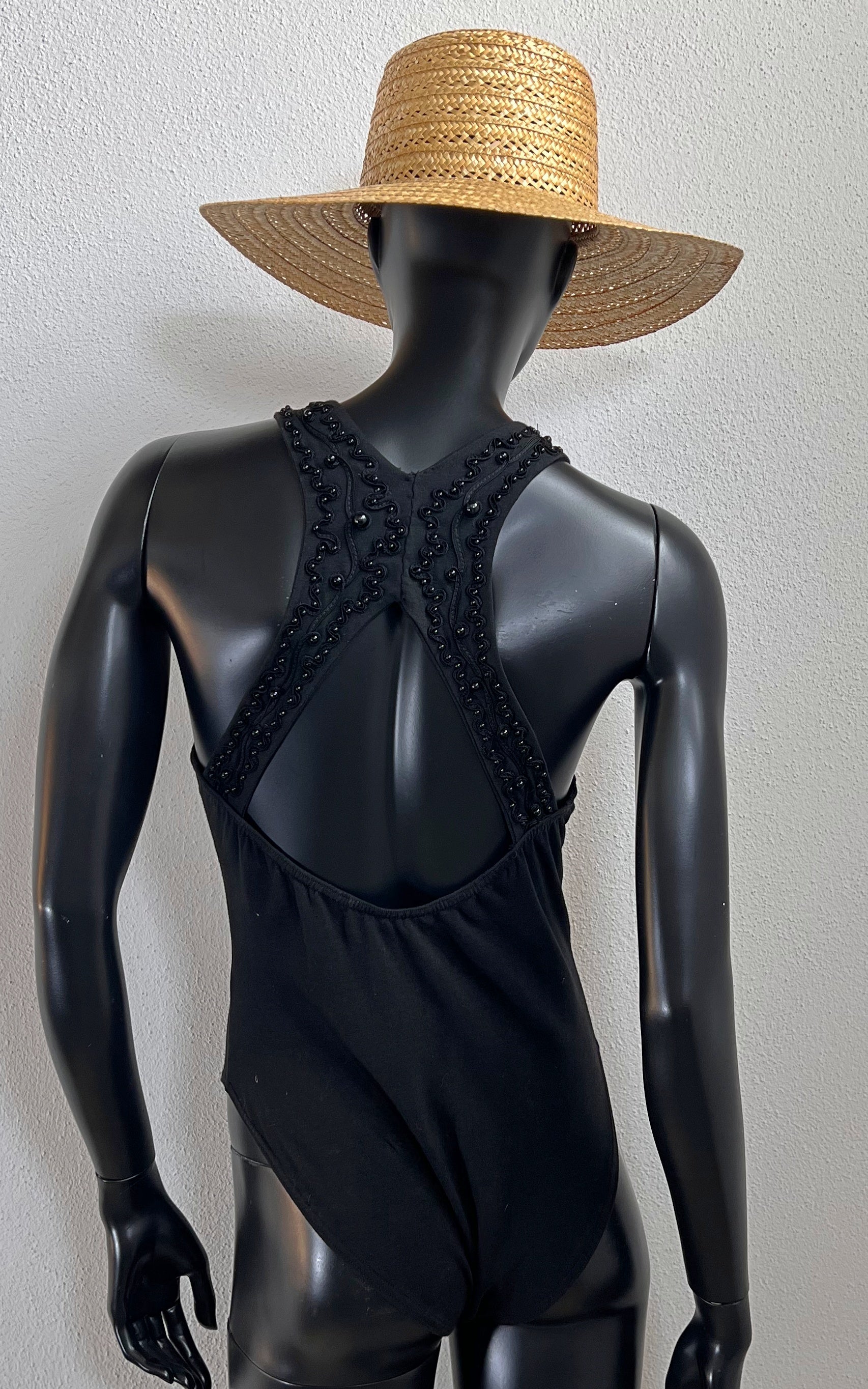 Vintage 90s Embroidered Body Suit