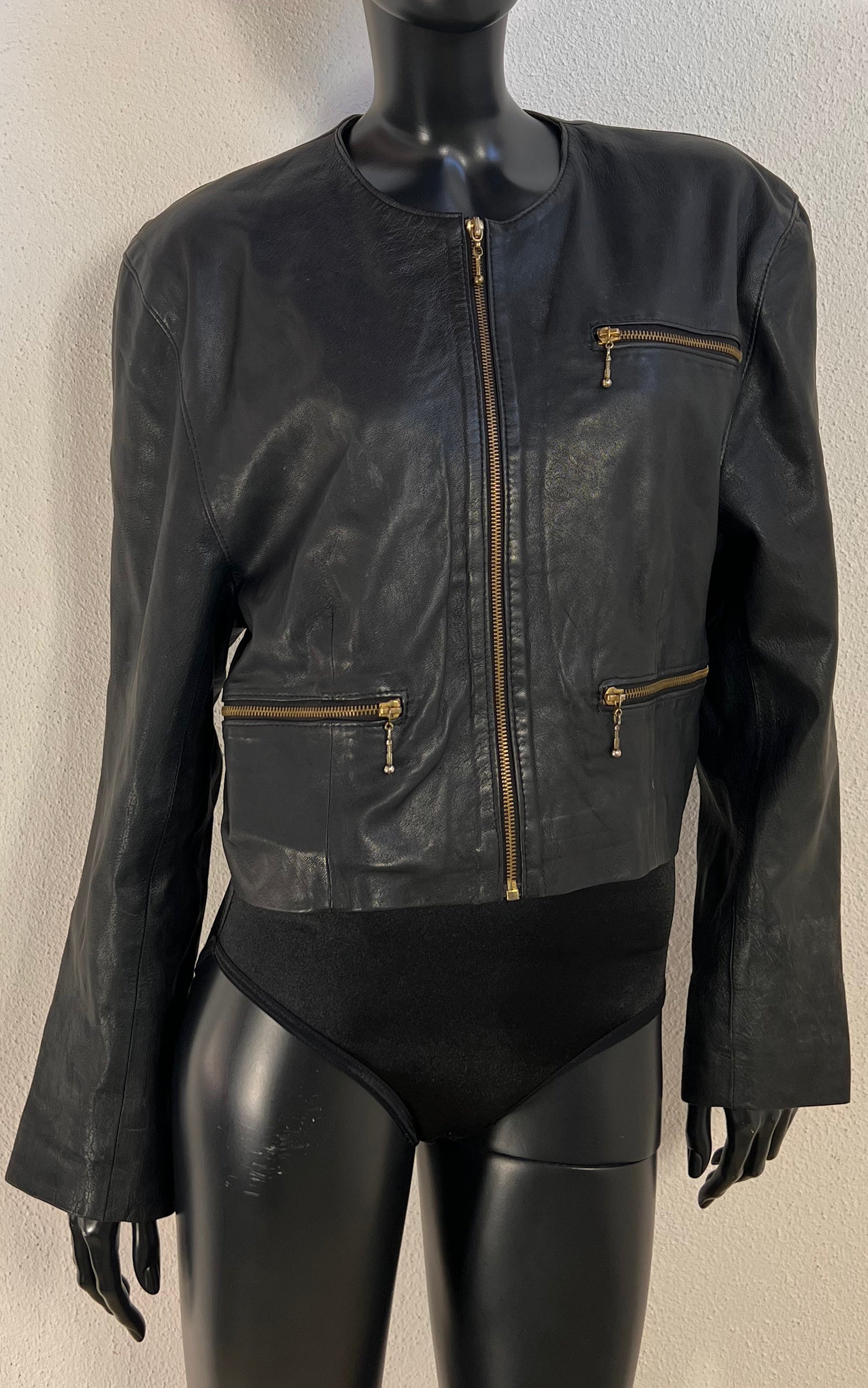Vintage 90s Clan Leather Jacket