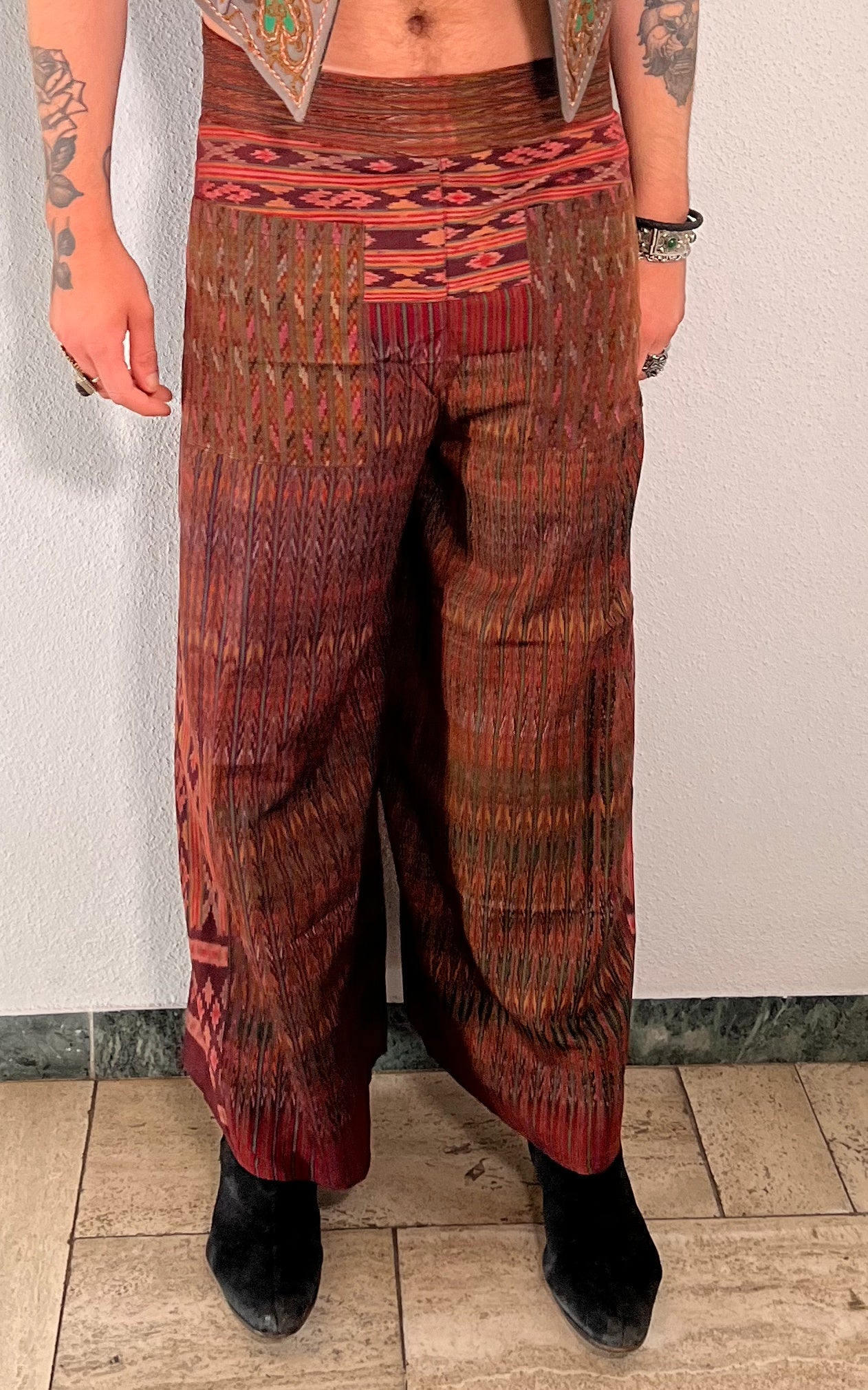 Vintage MENS Deadstock Silk Wrap Pants