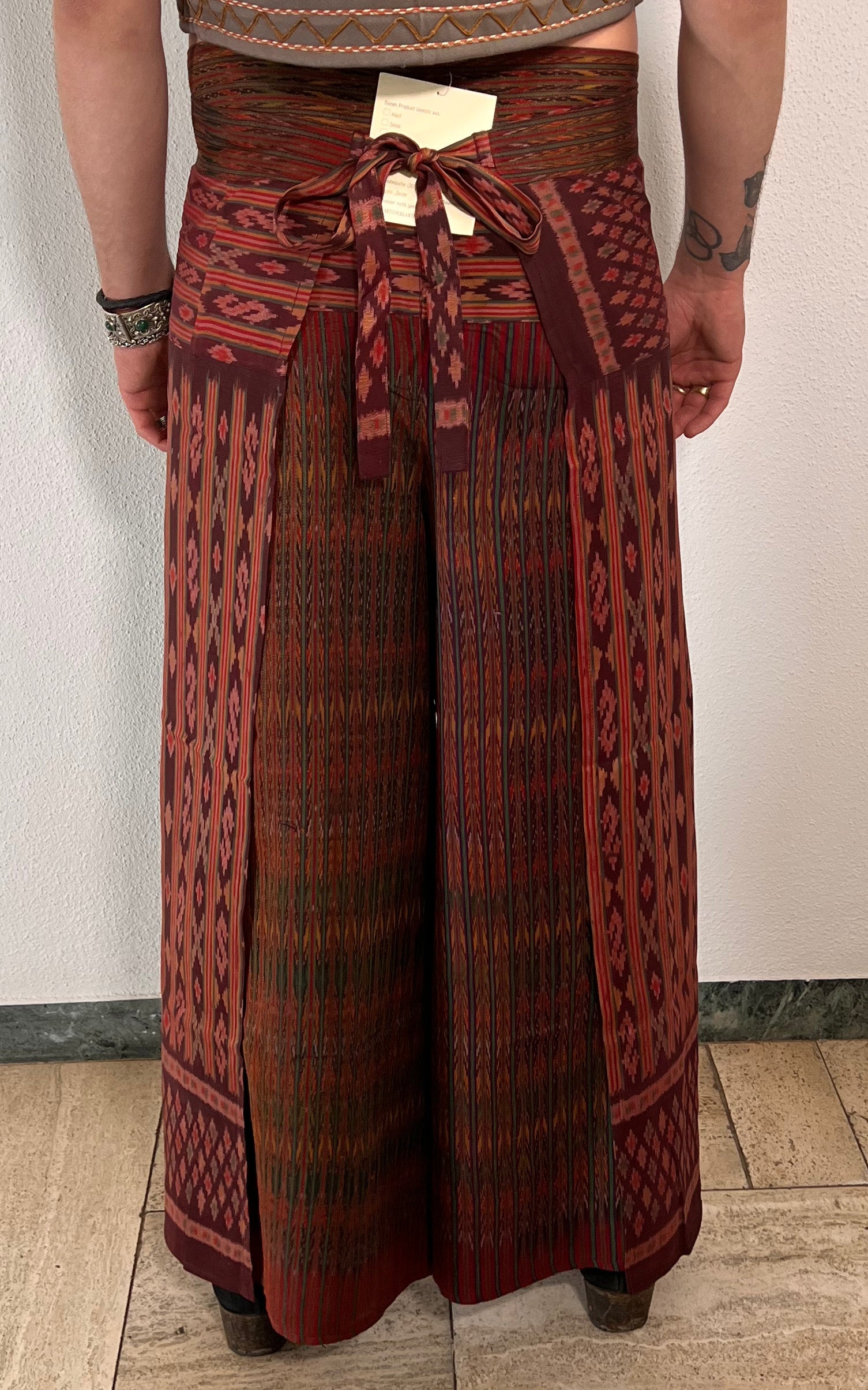 Vintage MENS Deadstock Silk Wrap Pants