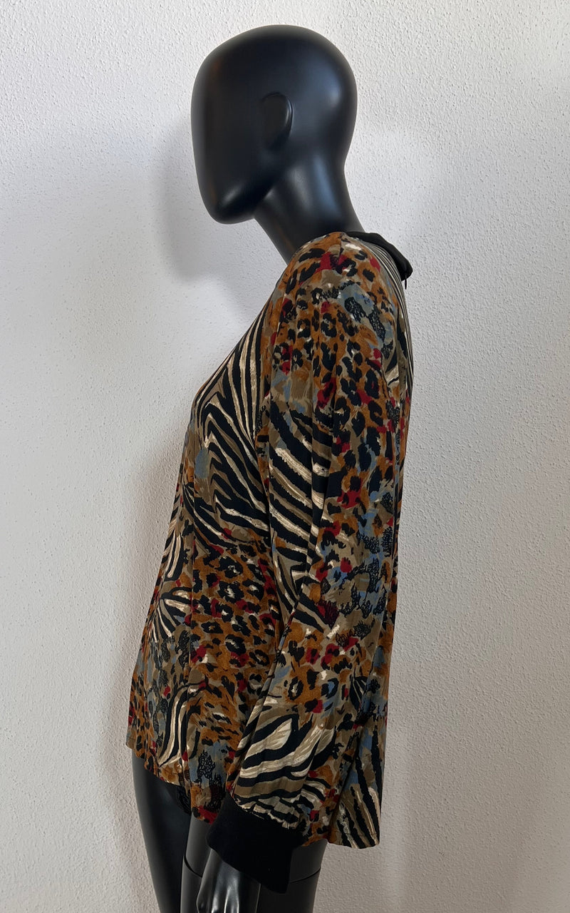 Vintage 90s Animal Print Shirt