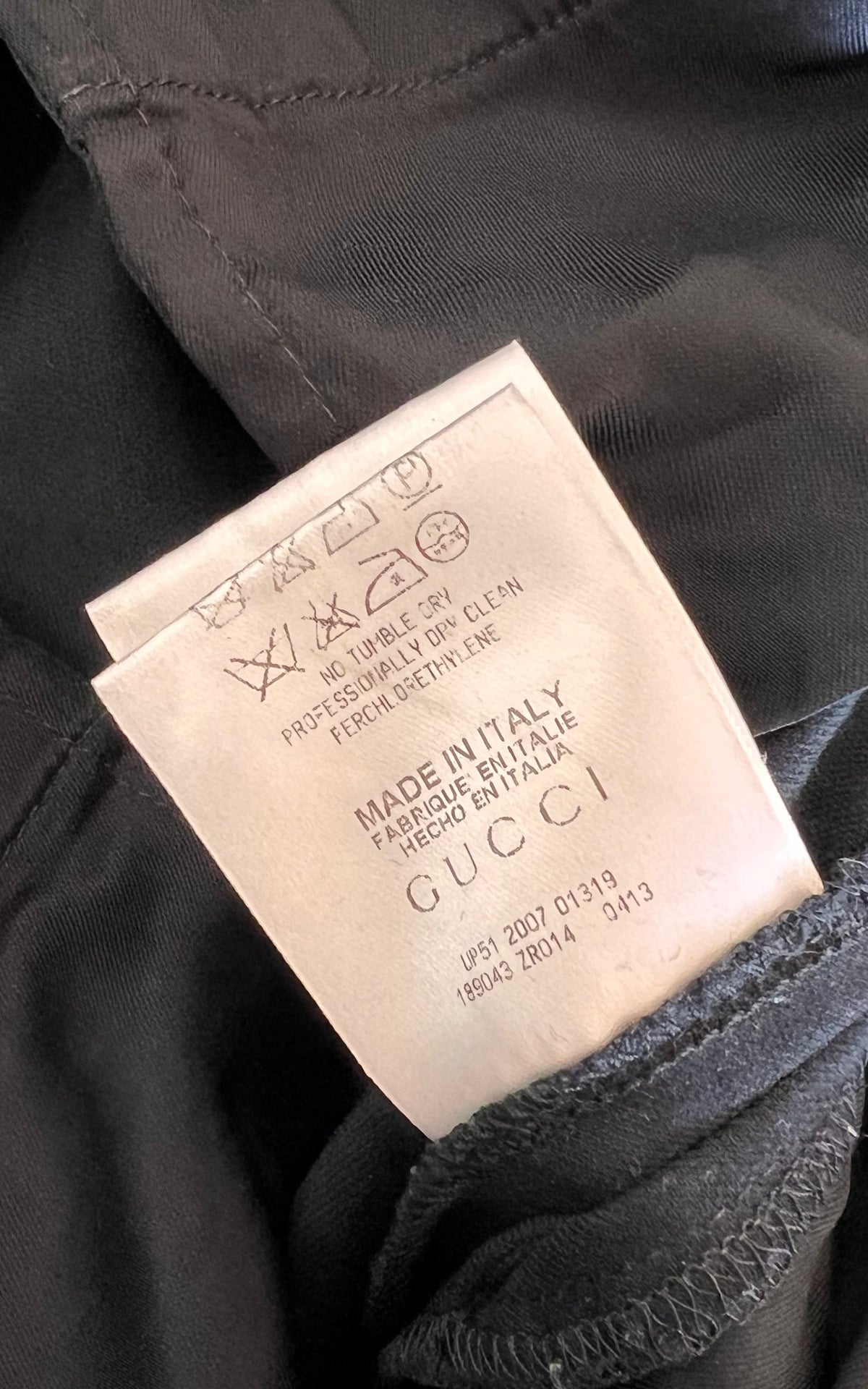 Gucci Black Cotton Cropped Flared Trousers with Gold-Tone Buckle