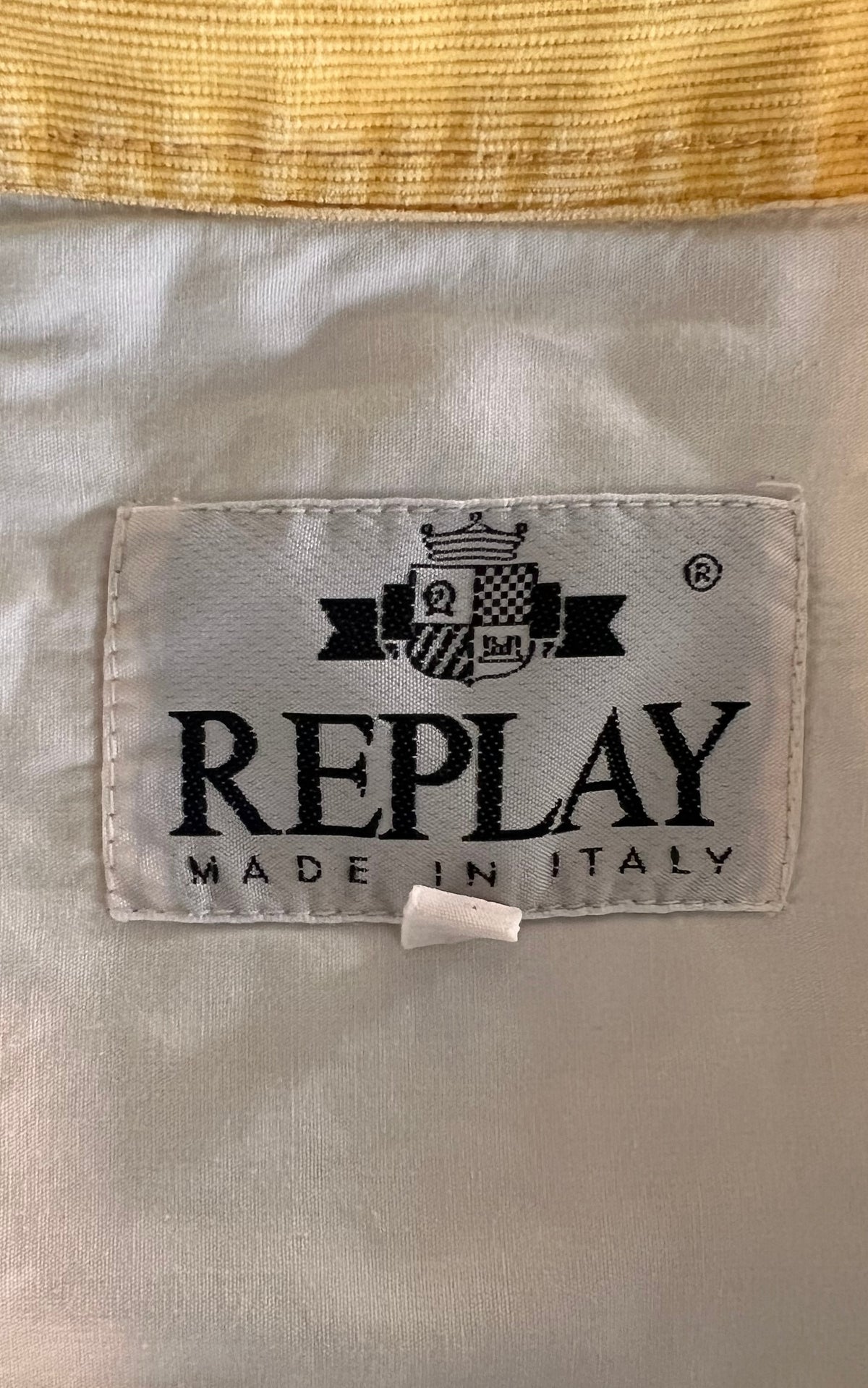 Vintage 90s MENS Replay Made in Italy Colourful Cotton Shirt