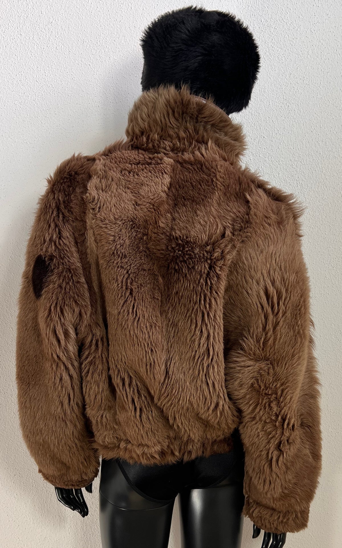 Reworked Curly Lamb Shearling Jacket
