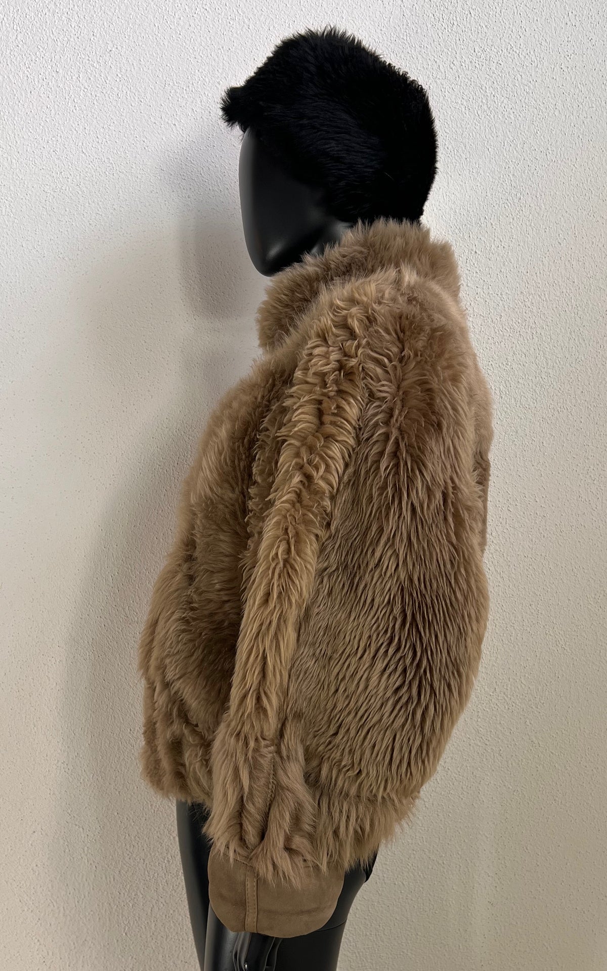 Reworked Curly Lamb Shearling Jacket