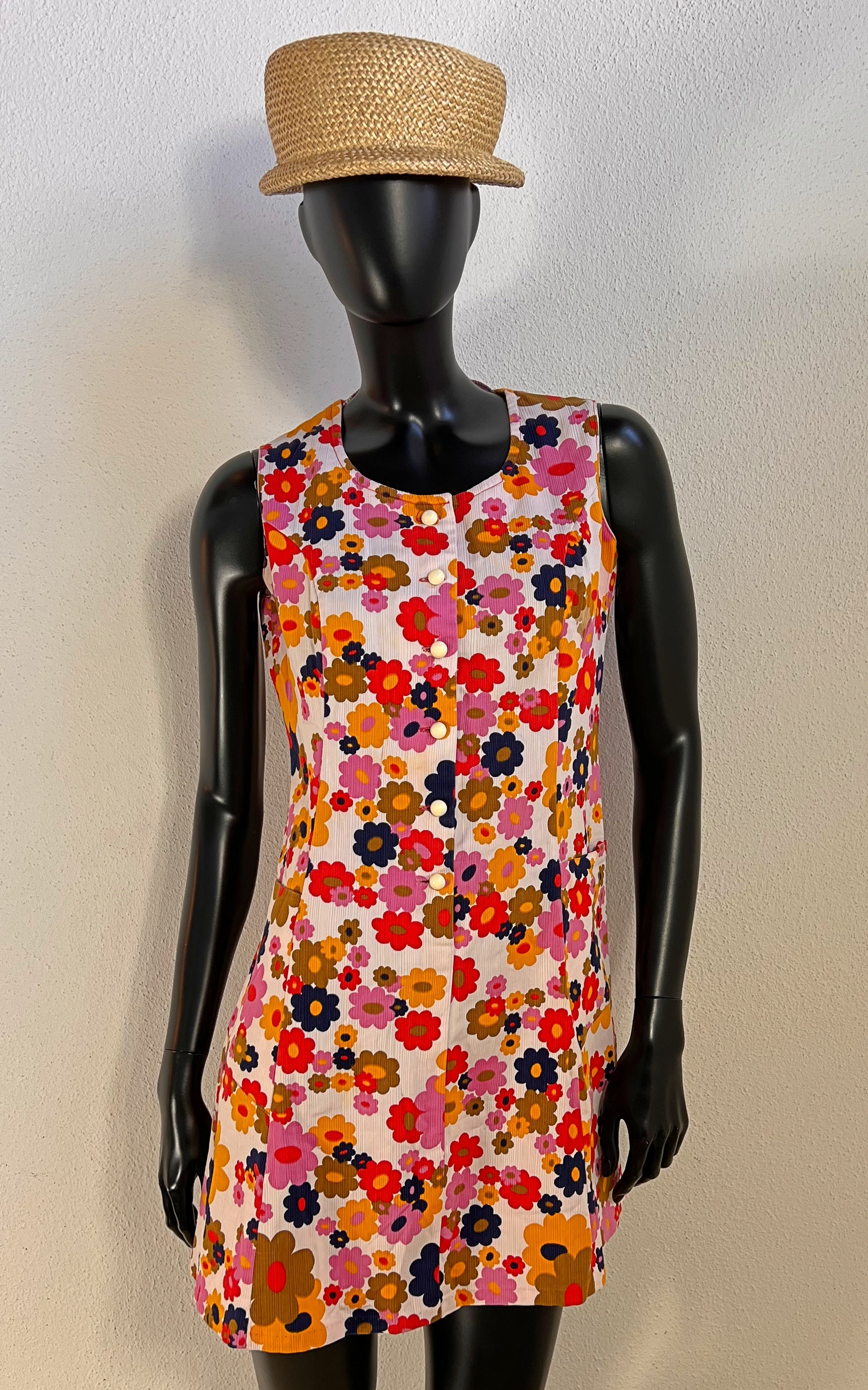 Vintage 60s Flower Dress