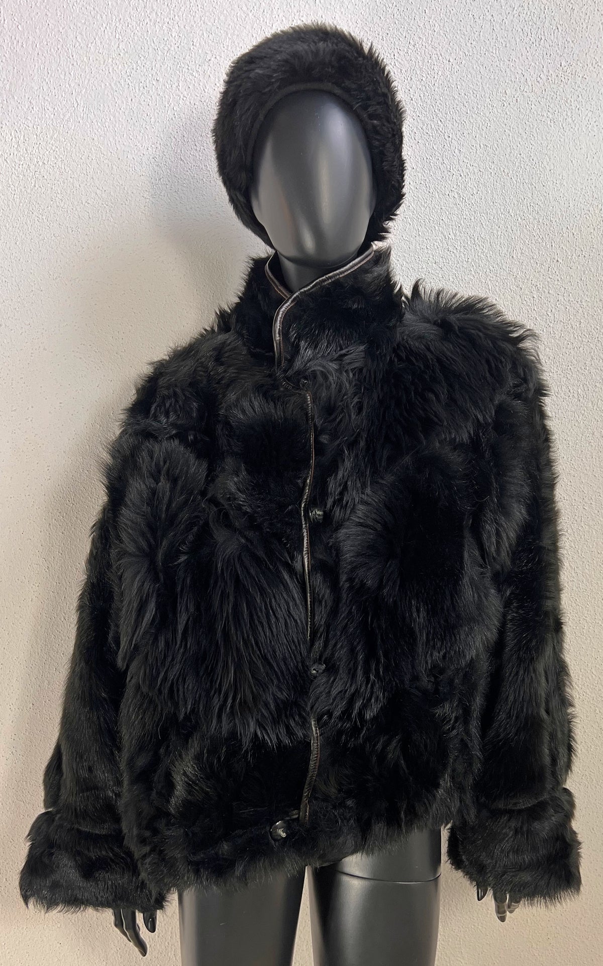 Reworked Curly Lamb Shearling Jacket