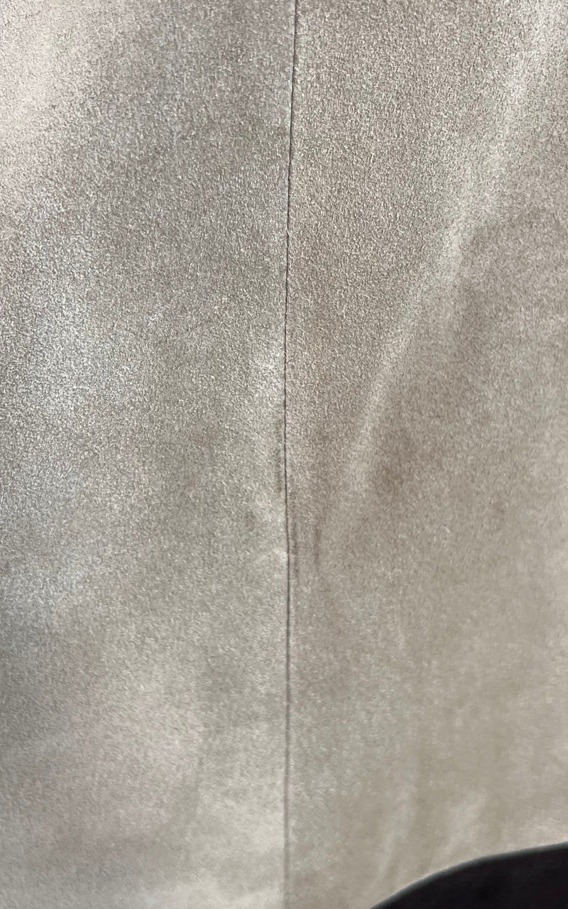 Vintage 60s Mini Suede Leather Dress