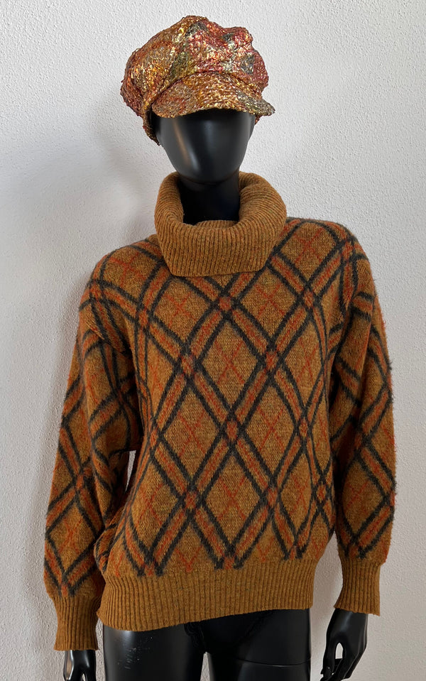 Vintage Yves Saint Laurent Tartan Jumper