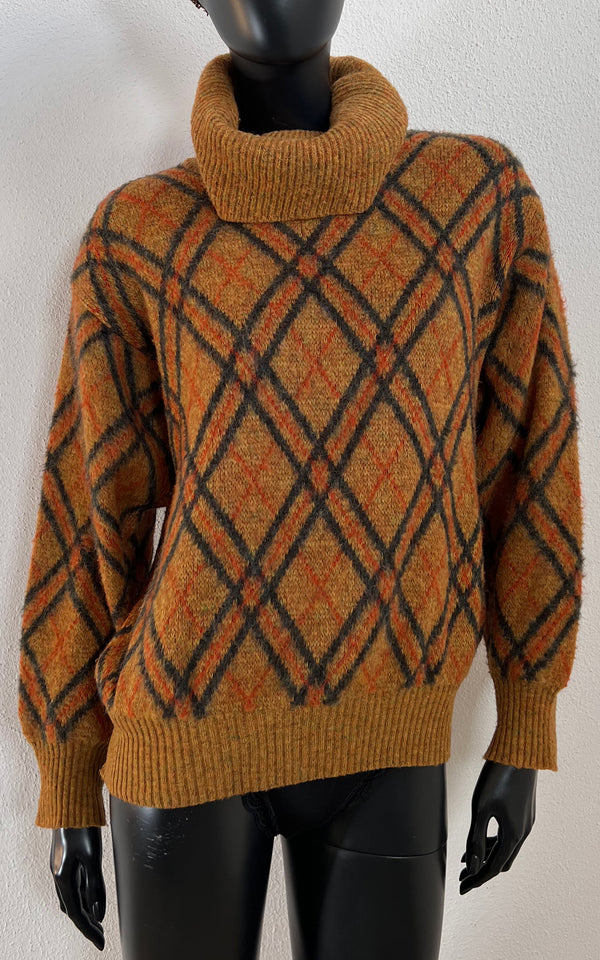 Vintage Yves Saint Laurent Tartan Jumper