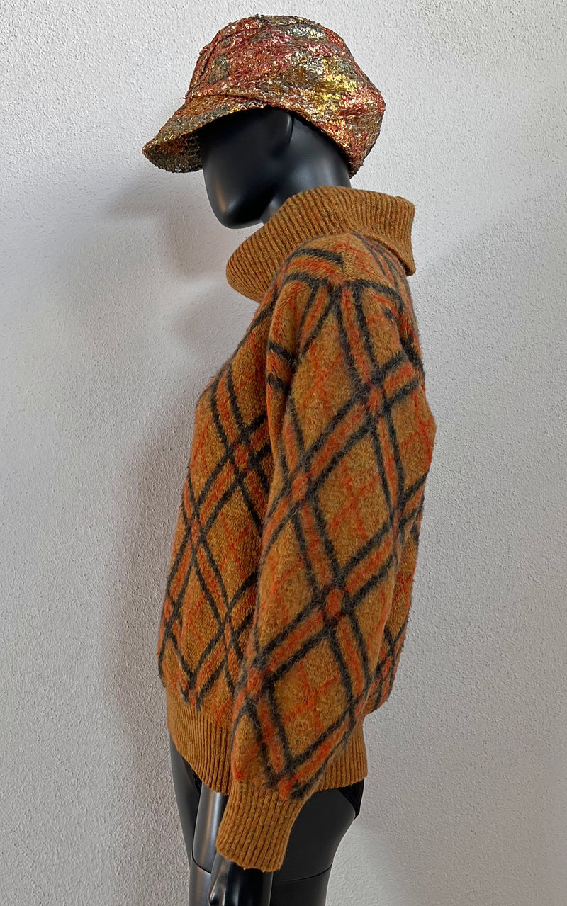 Vintage Yves Saint Laurent Tartan Jumper