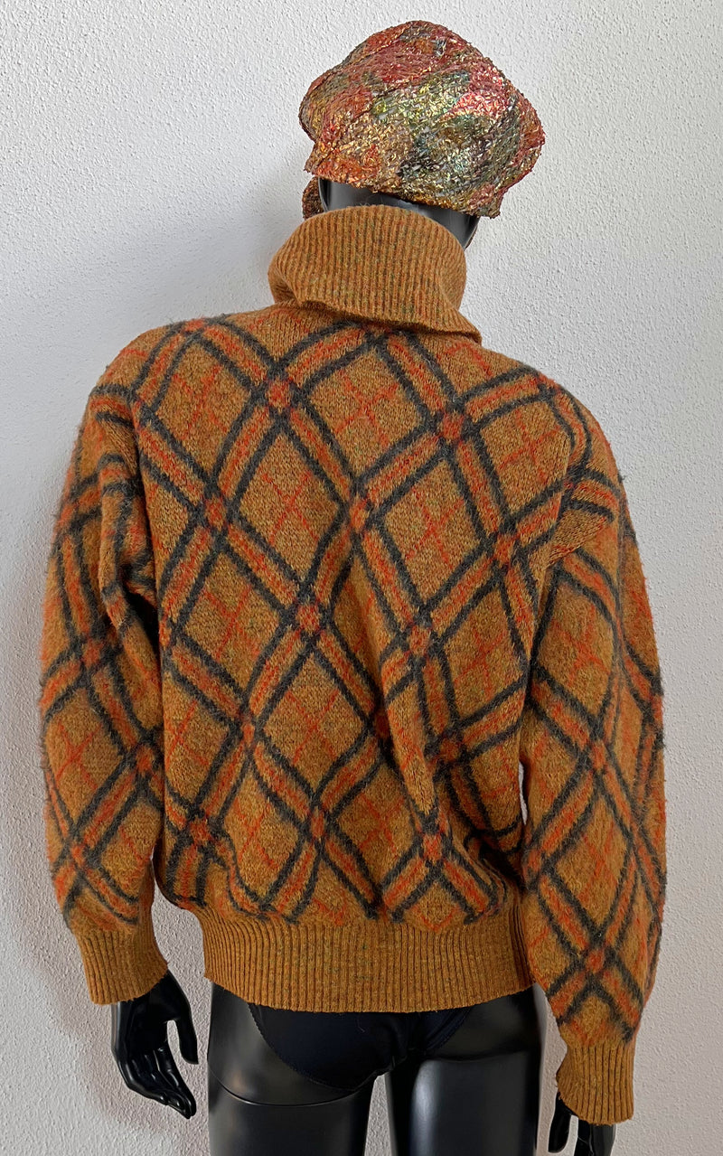 Vintage Yves Saint Laurent Tartan Jumper