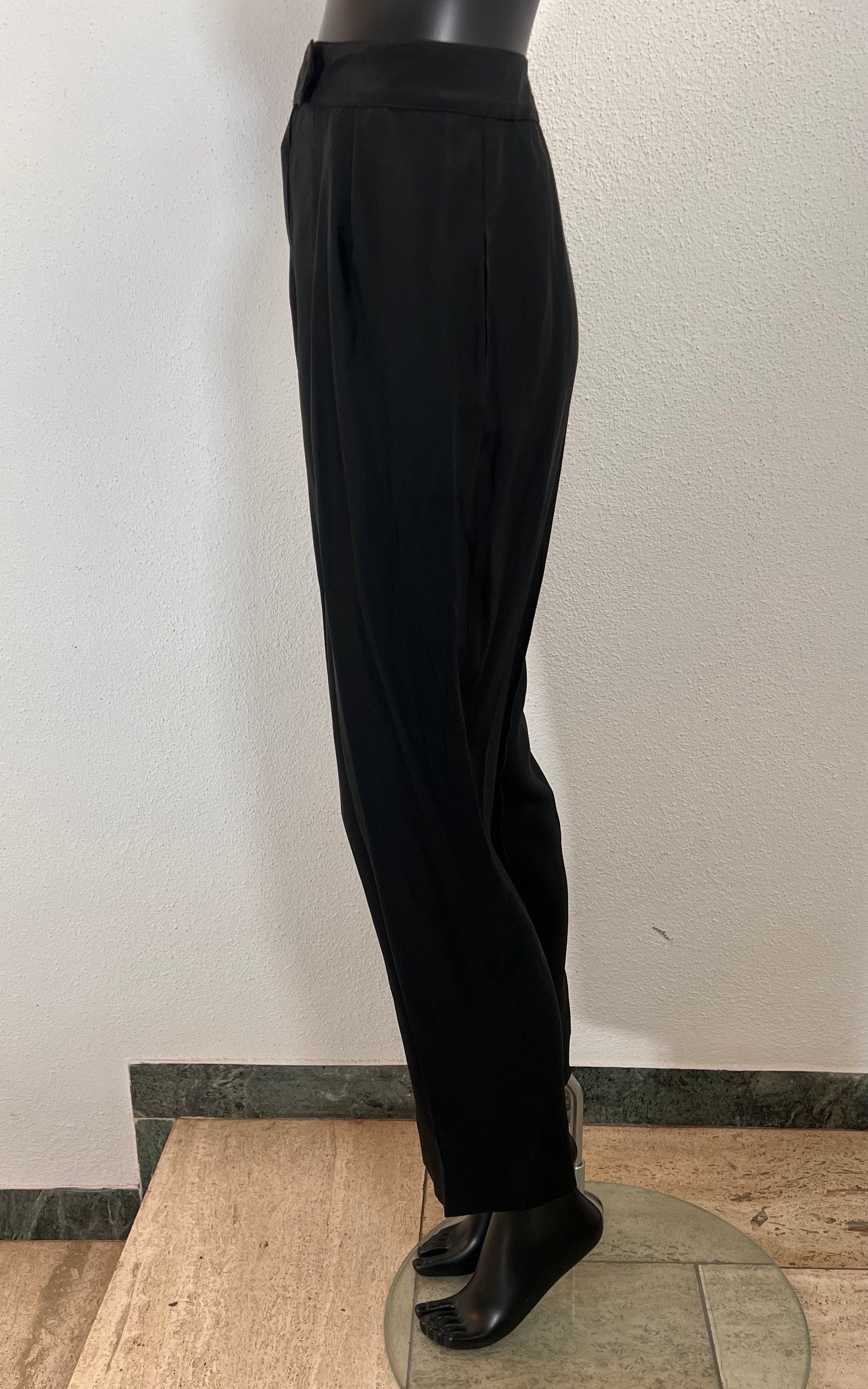 Pantaloni di seta vintage Saks Fifth Avenue