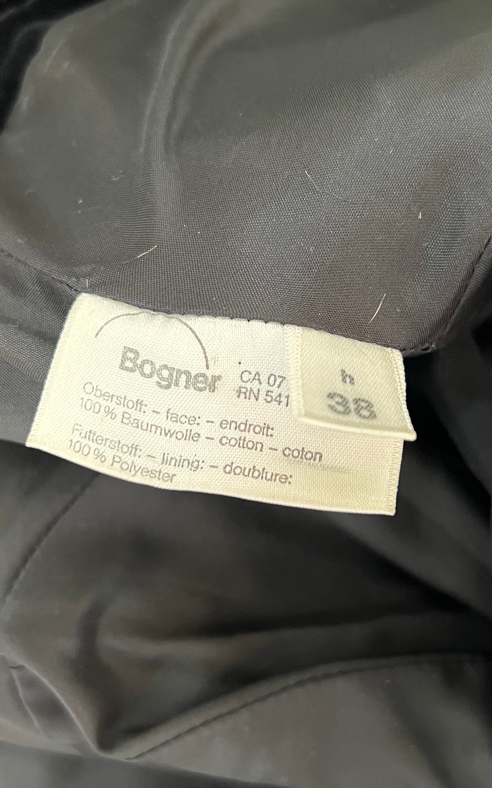 Vintage Bogner Velvet Jacket