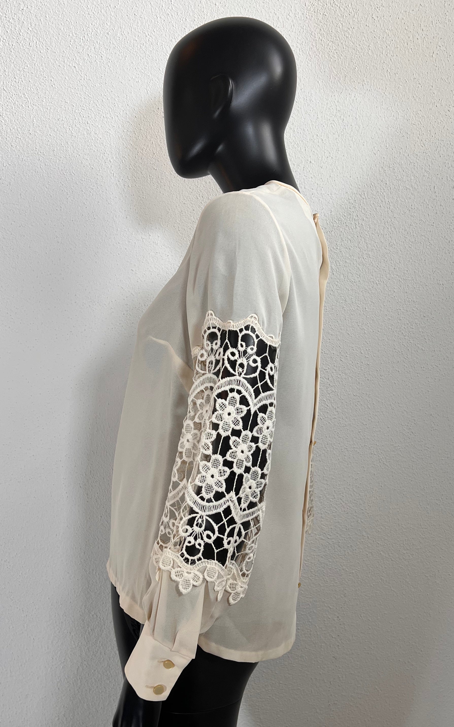 Camicetta in pizzo vintage anni '70