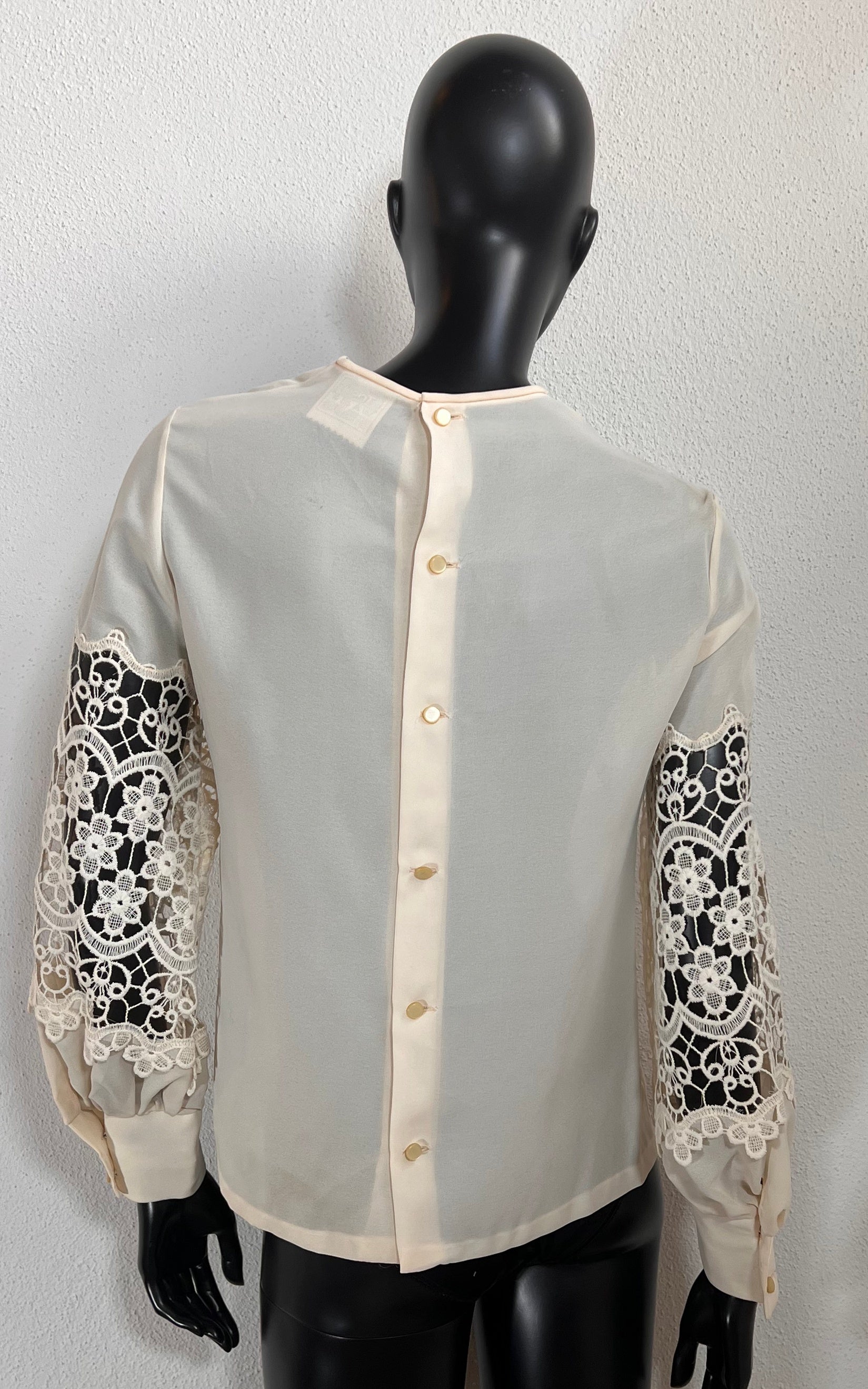 Camicetta in pizzo vintage anni '70