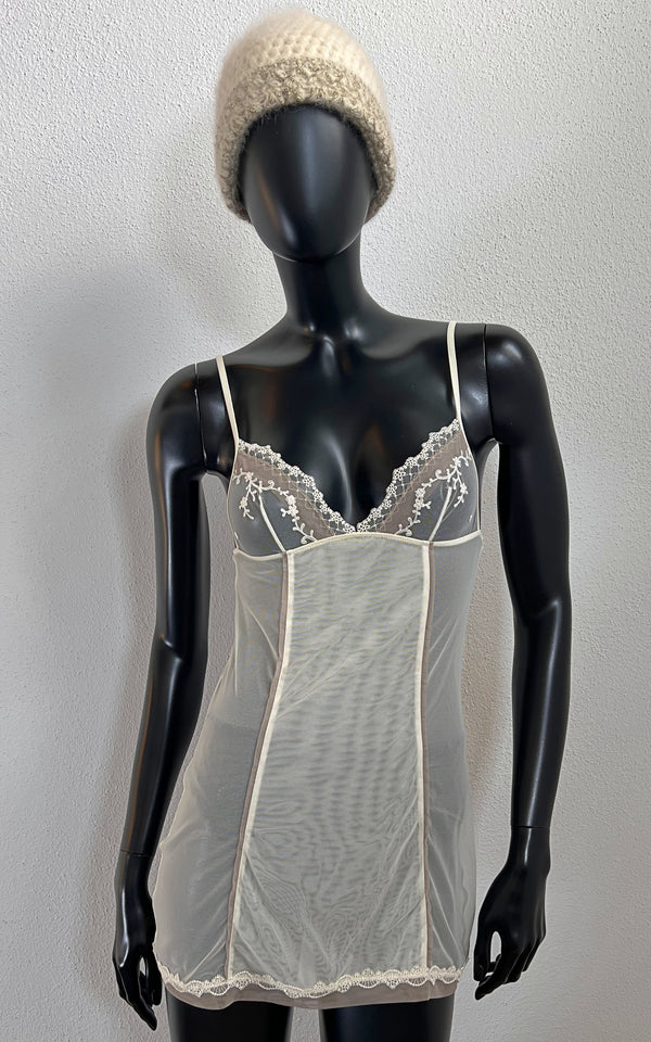 Vintage La Perla Sheer Slip Dress