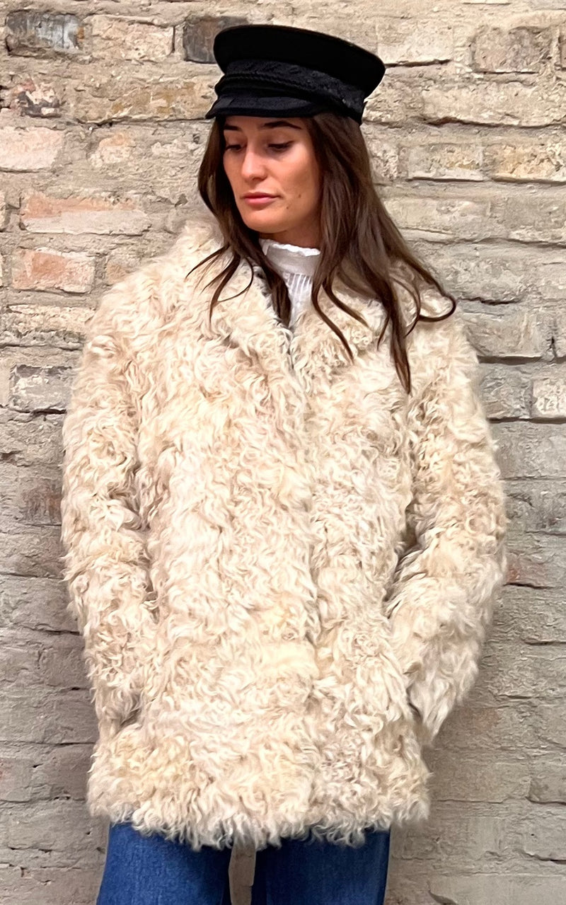Lamb shearling jacket sales