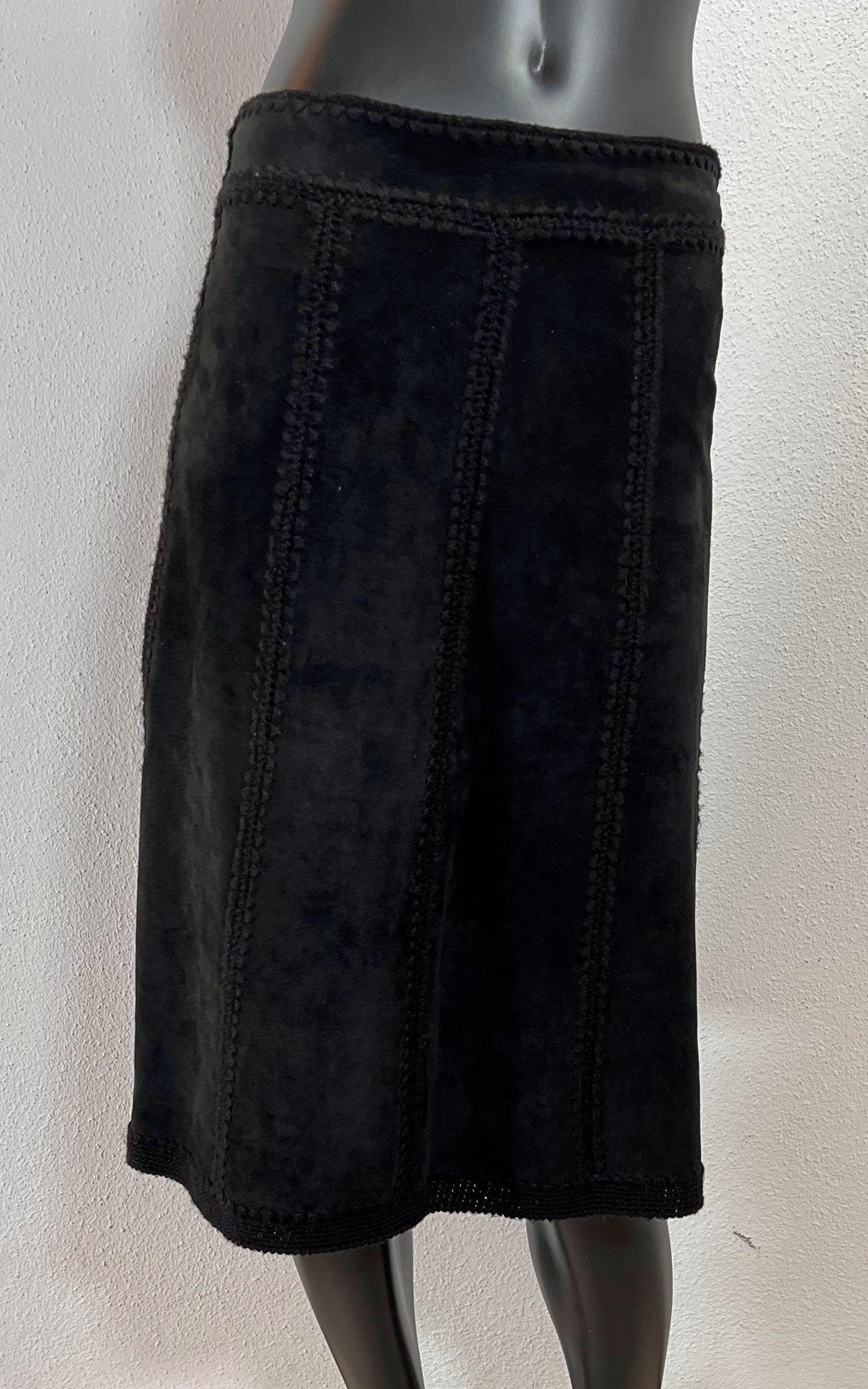 Vintage 90s Suede Skirt
