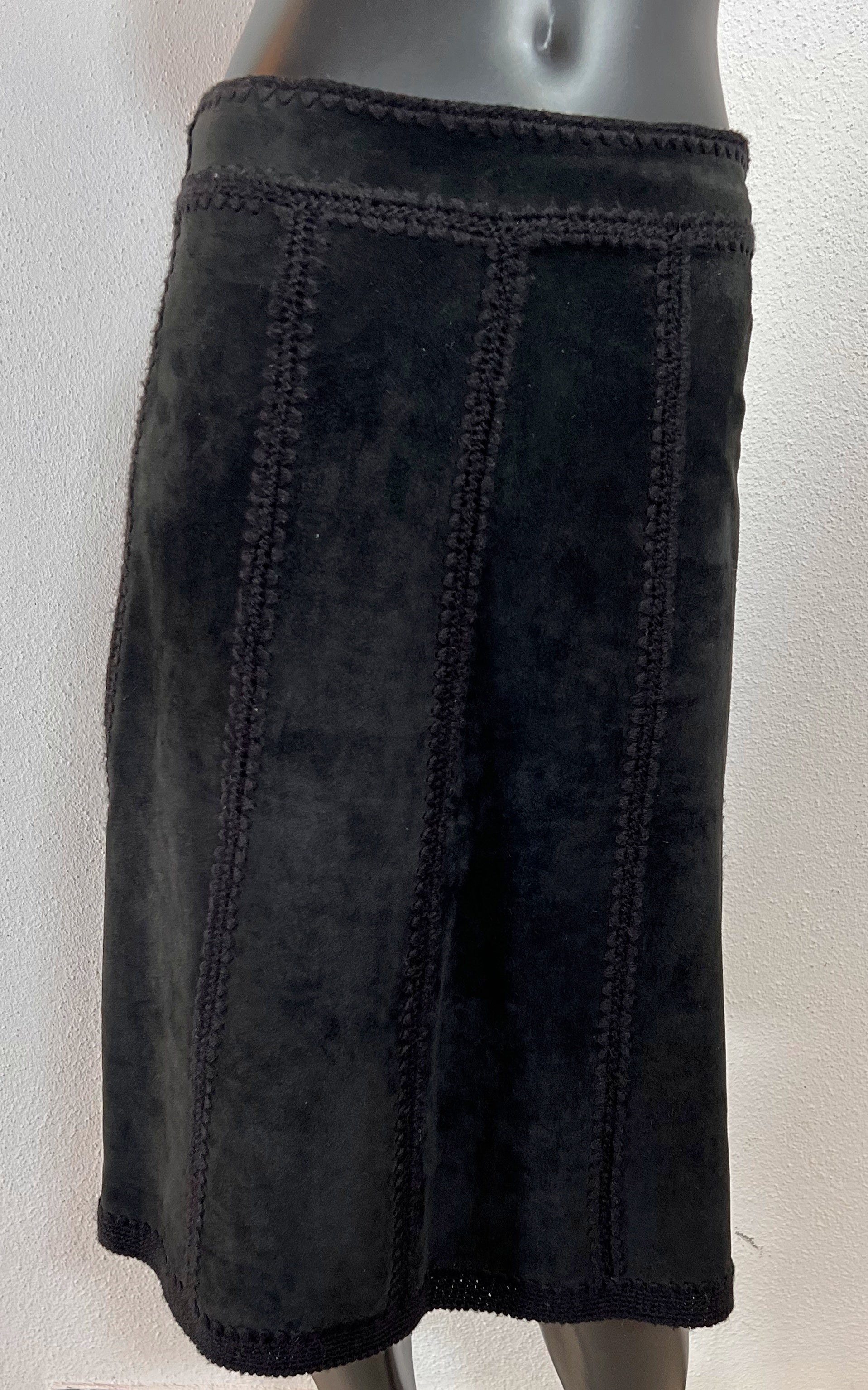 Vintage 90s Suede Skirt