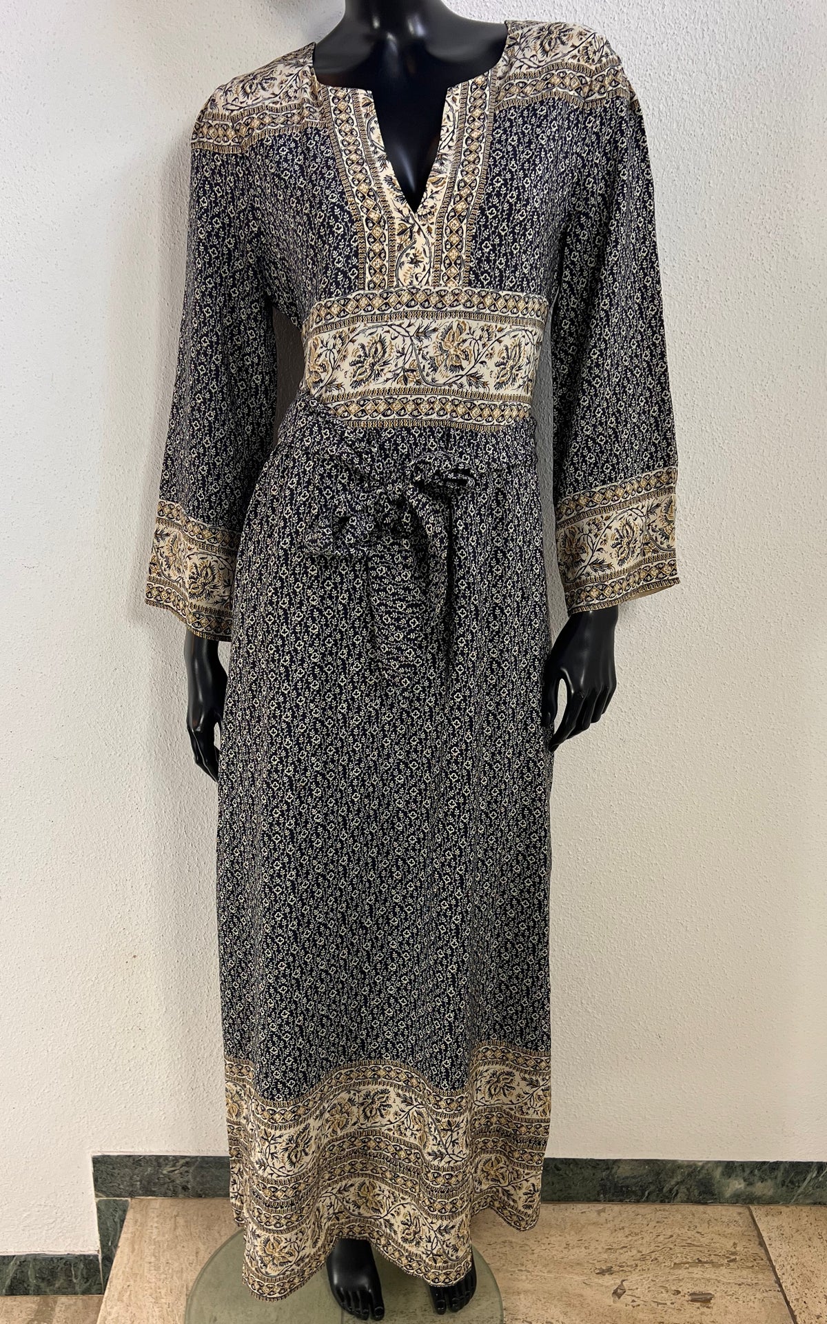 Sea New York Silk Dress – Hippie Block Print