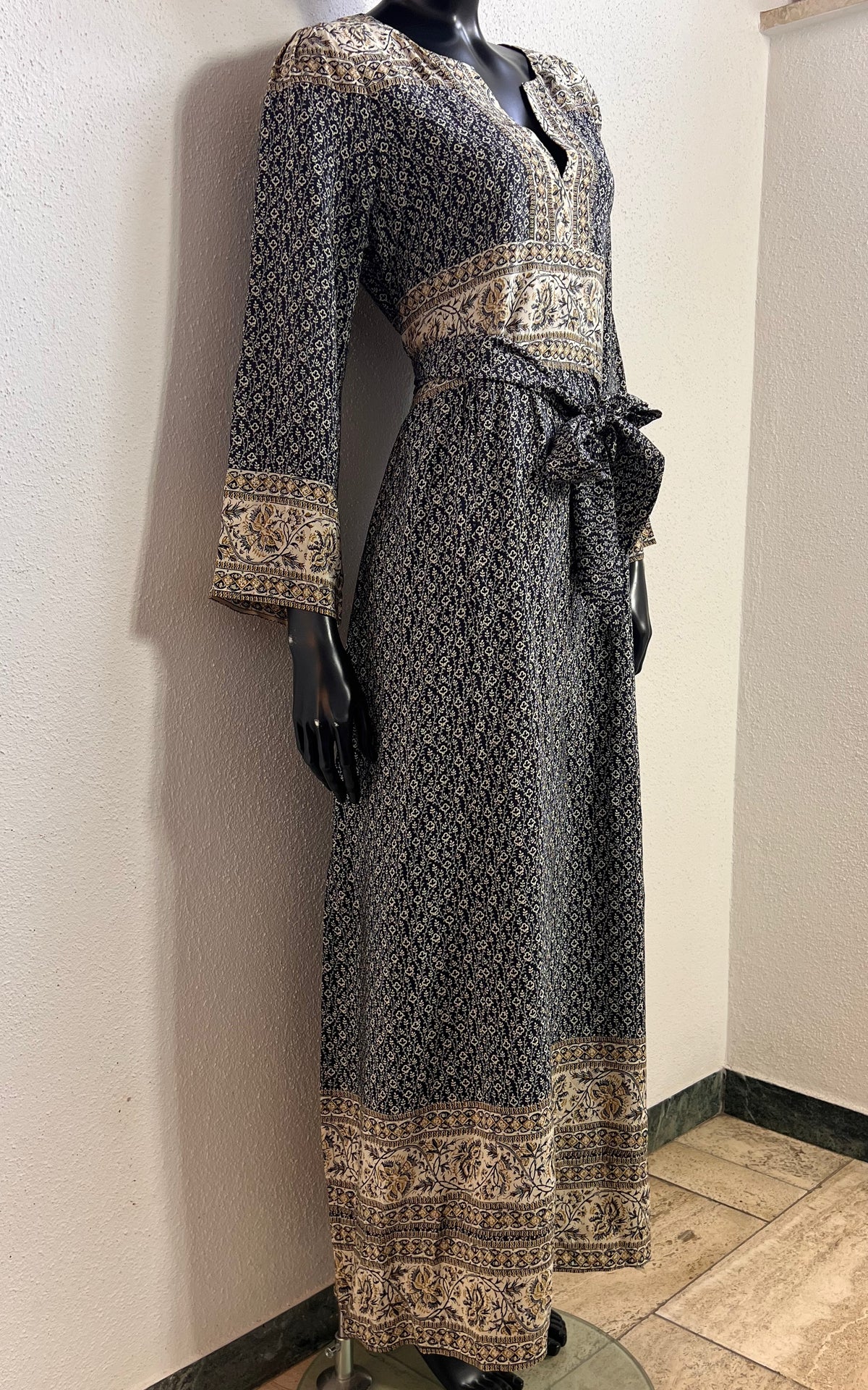 Sea New York Silk Dress – Hippie Block Print