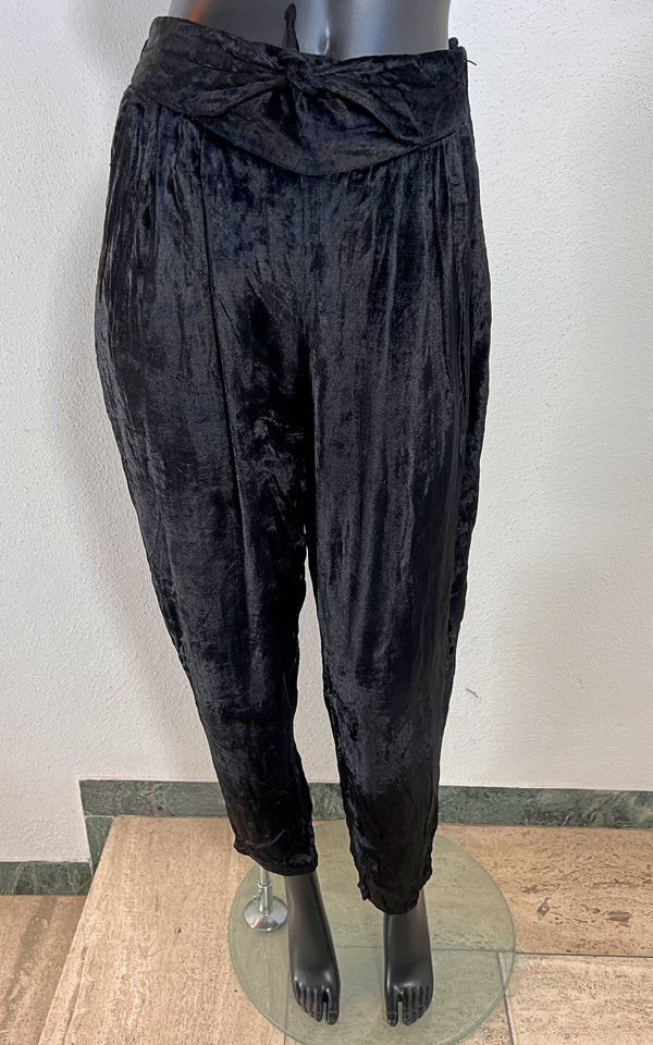 Vintage 80s Velvet Pleated Pant