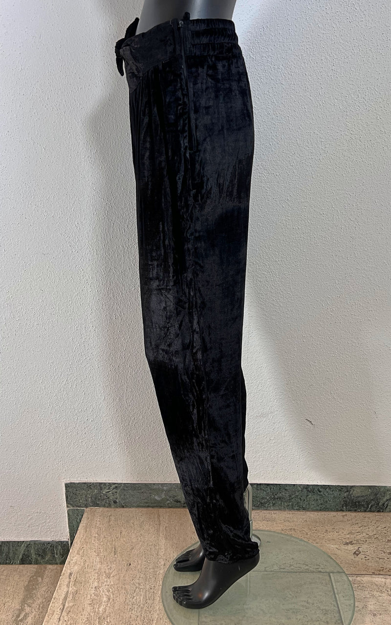 Vintage 80s Velvet Pleated Pant