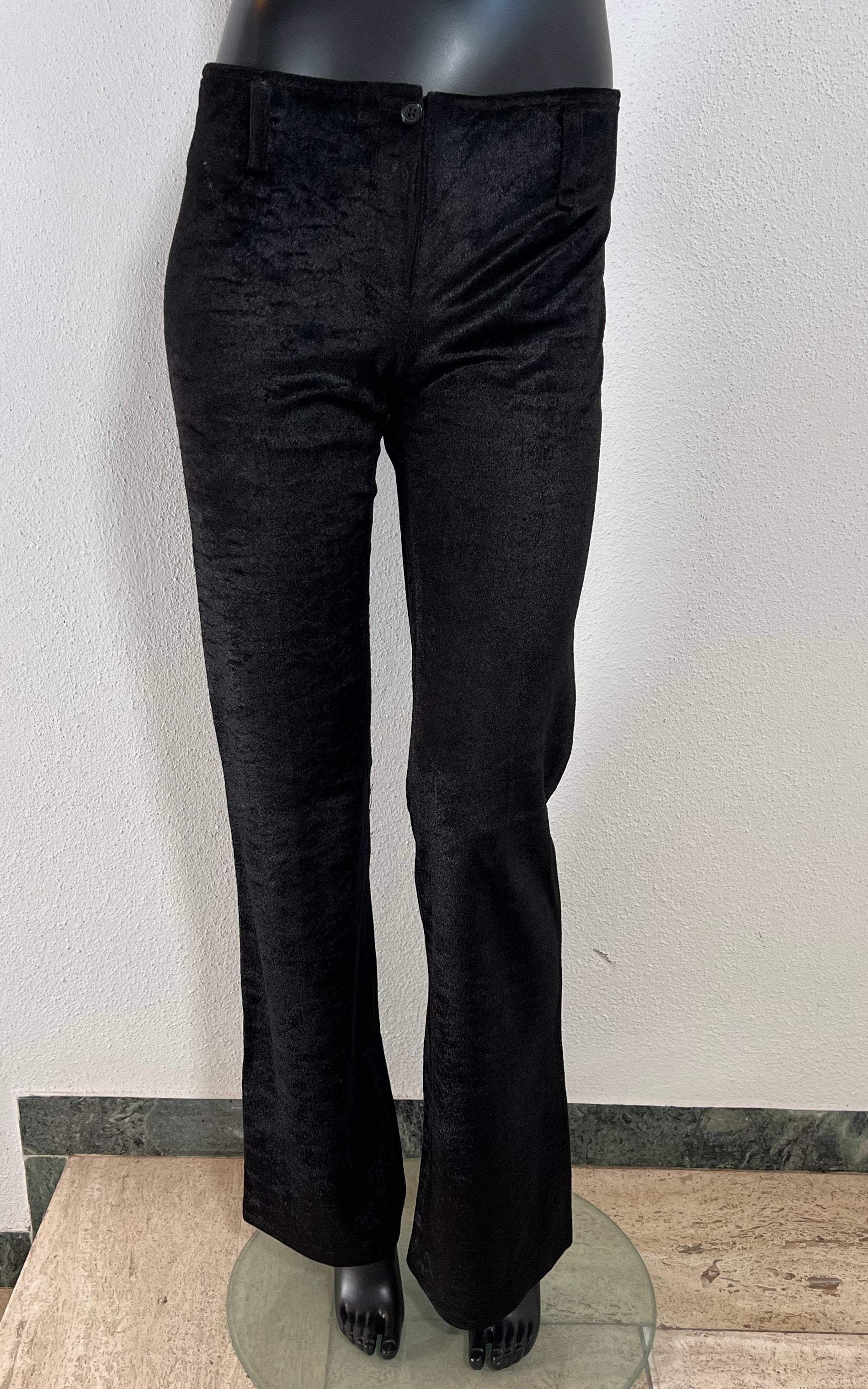 Vintage 90s Velvet Low Waist Pant