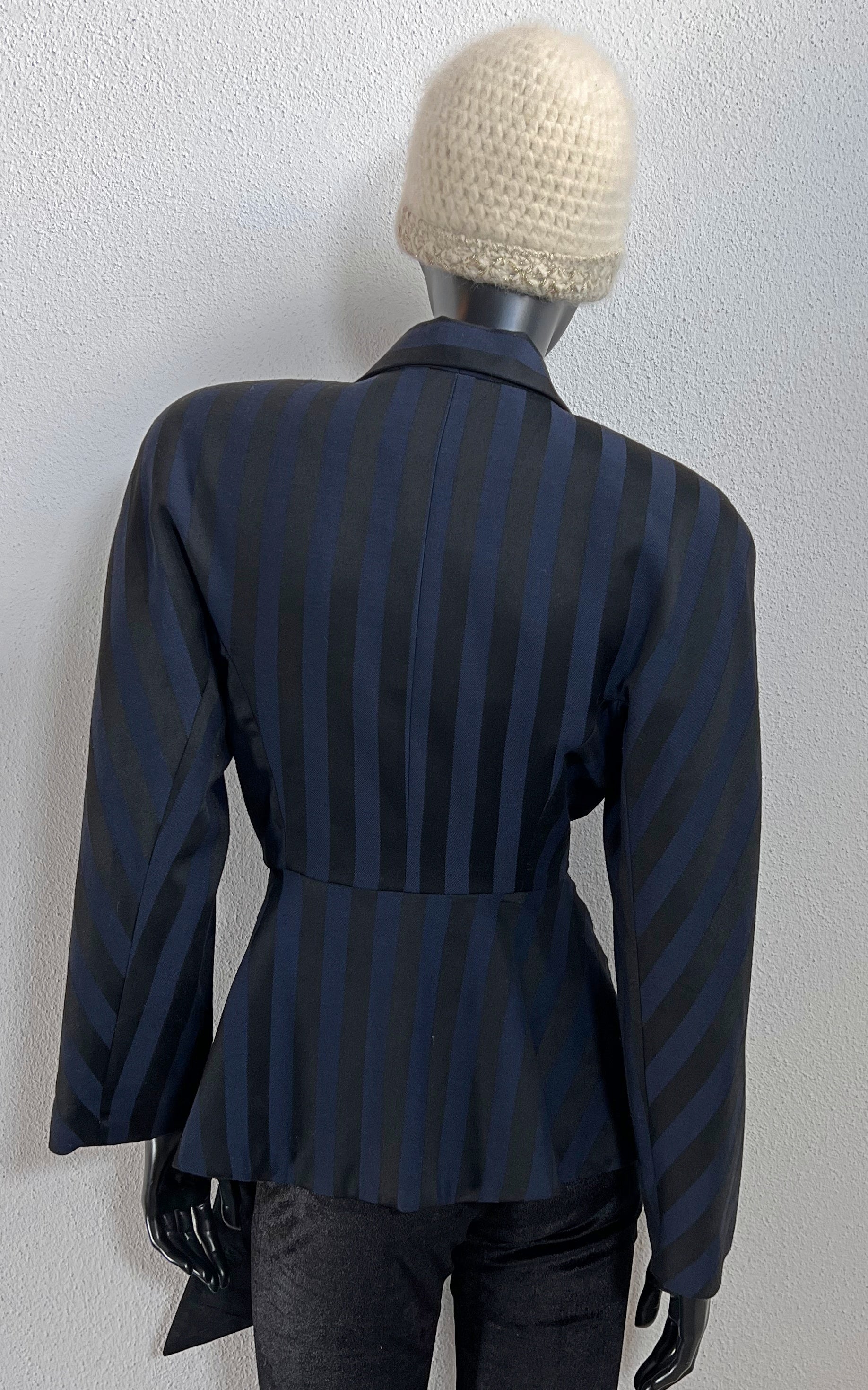 Vintage Striped Blazer Jacket