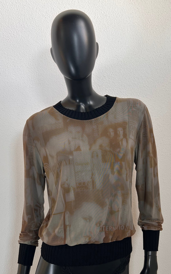 Vintage 90s Louise FD Mesh Shirt