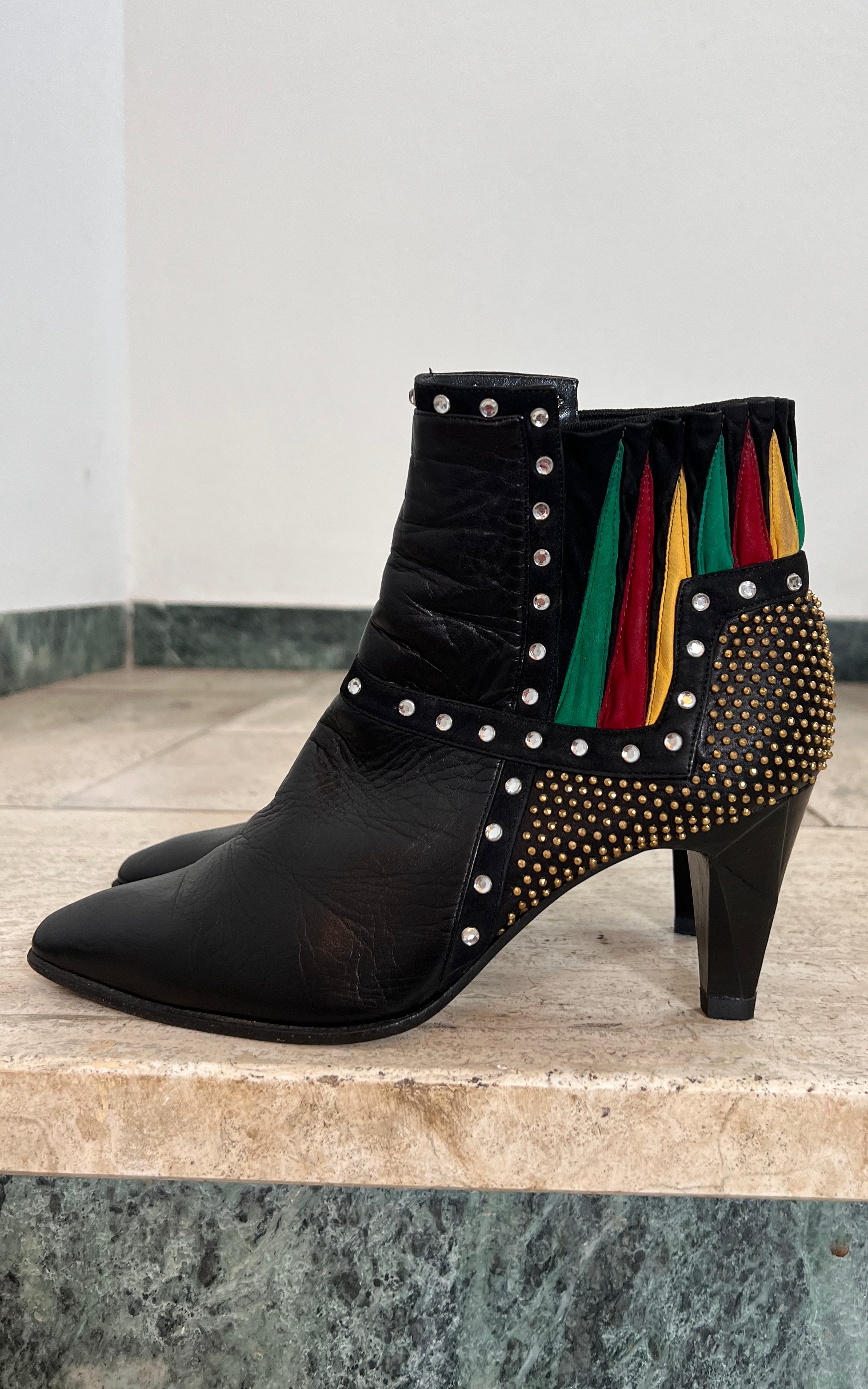 Vintage 80s Boots 36.5