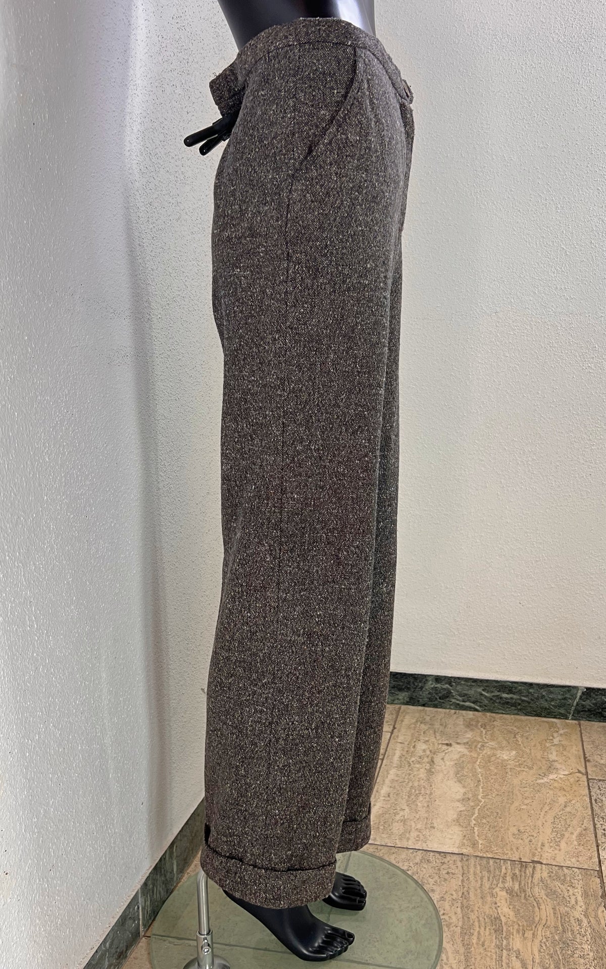 Vintage Tailor-Made Wool Trousers