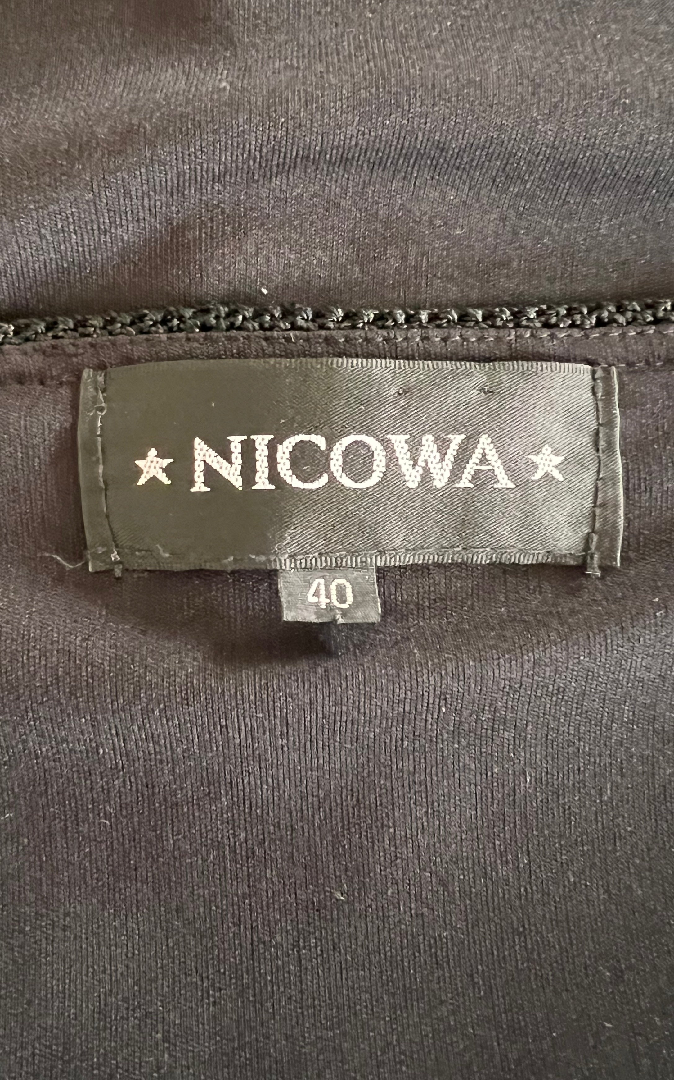 Abito vintage all'uncinetto Nicowa anni '90