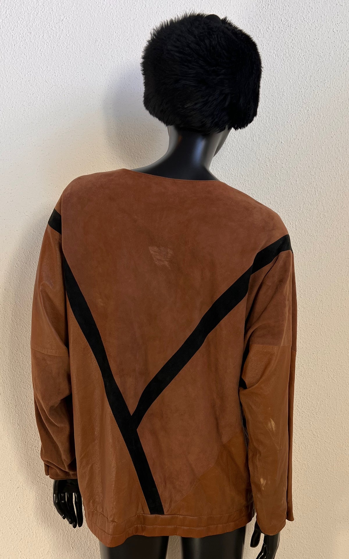 Vintage Zeiler Suede Leather Sweater