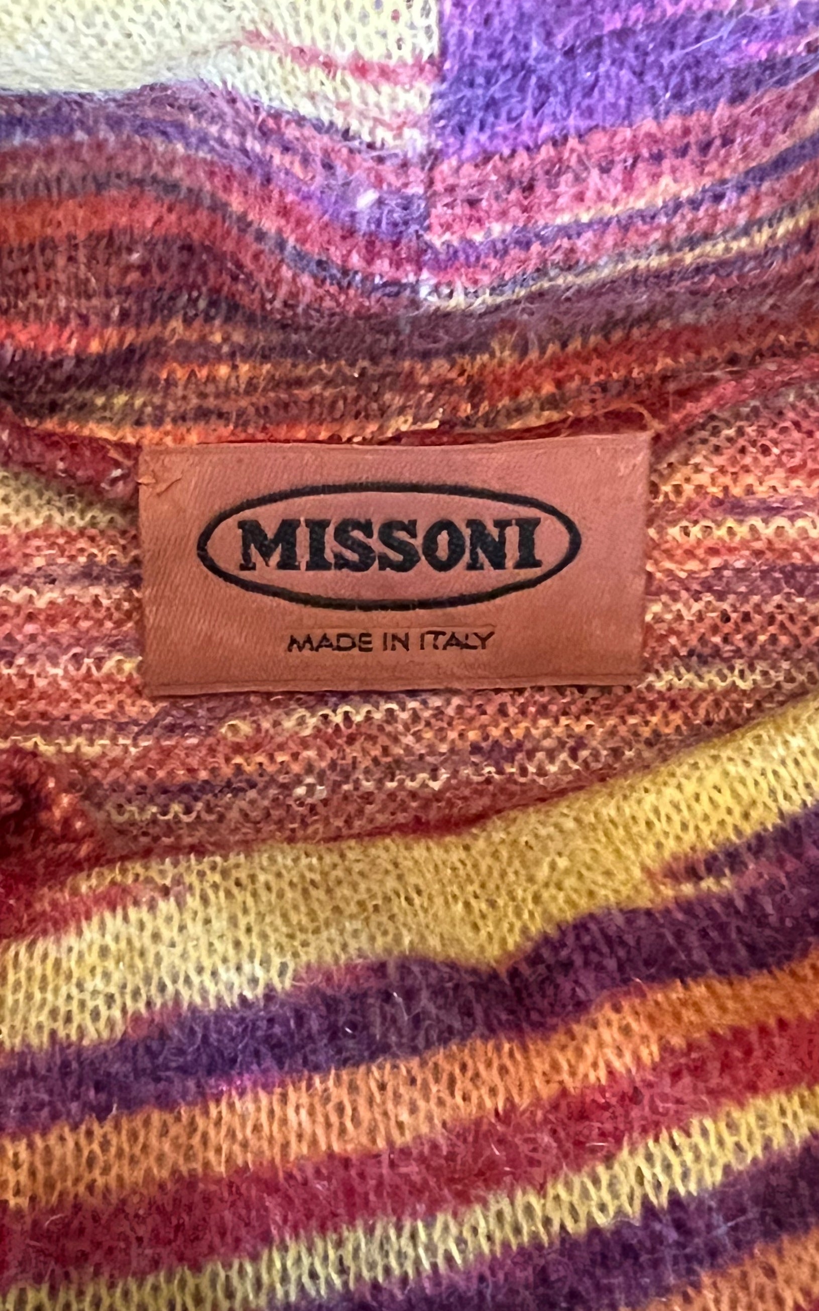 Vintage Missoni Roll Neck Jumper
