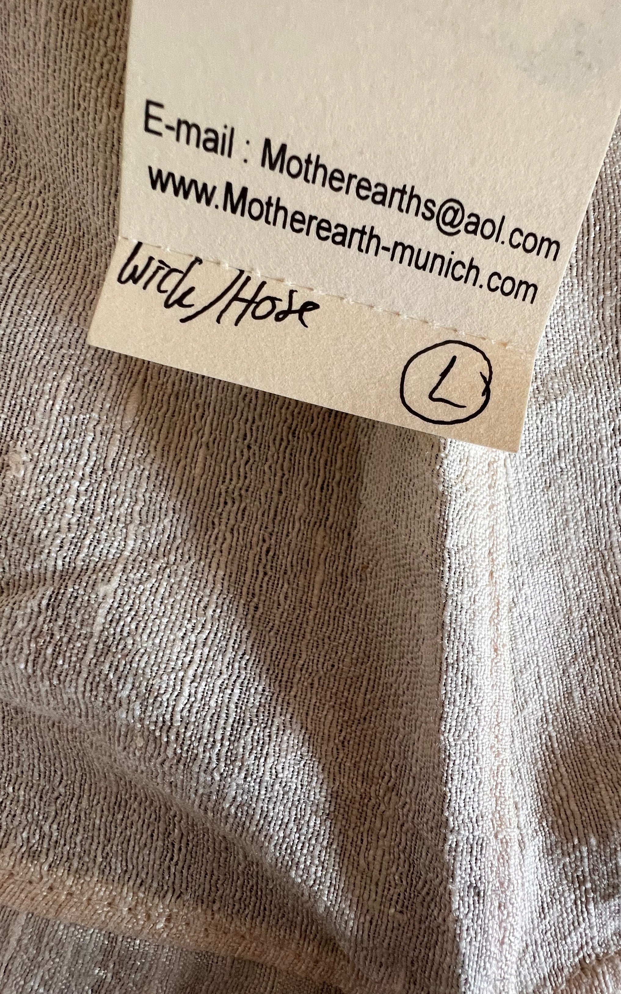 Vintage MENS Deadstock Raw Silk Pants