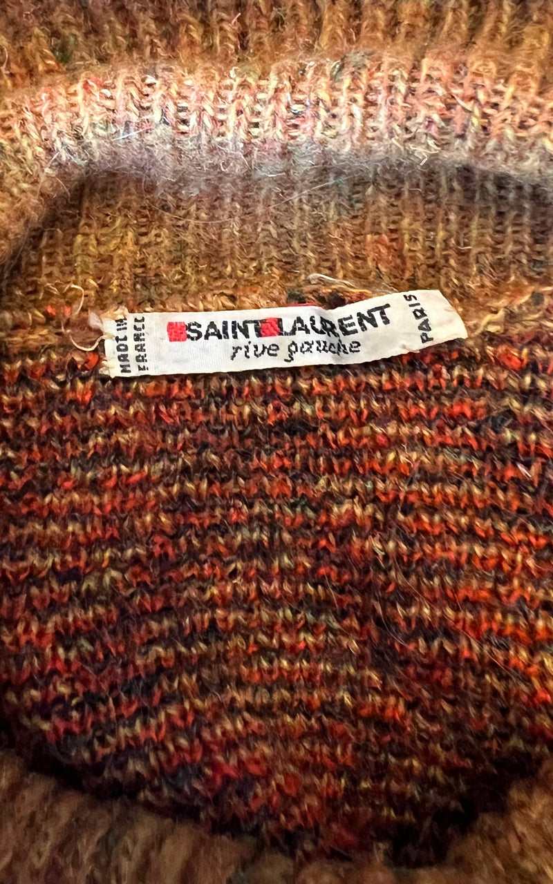 Vintage Yves Saint Laurent Tartan Jumper