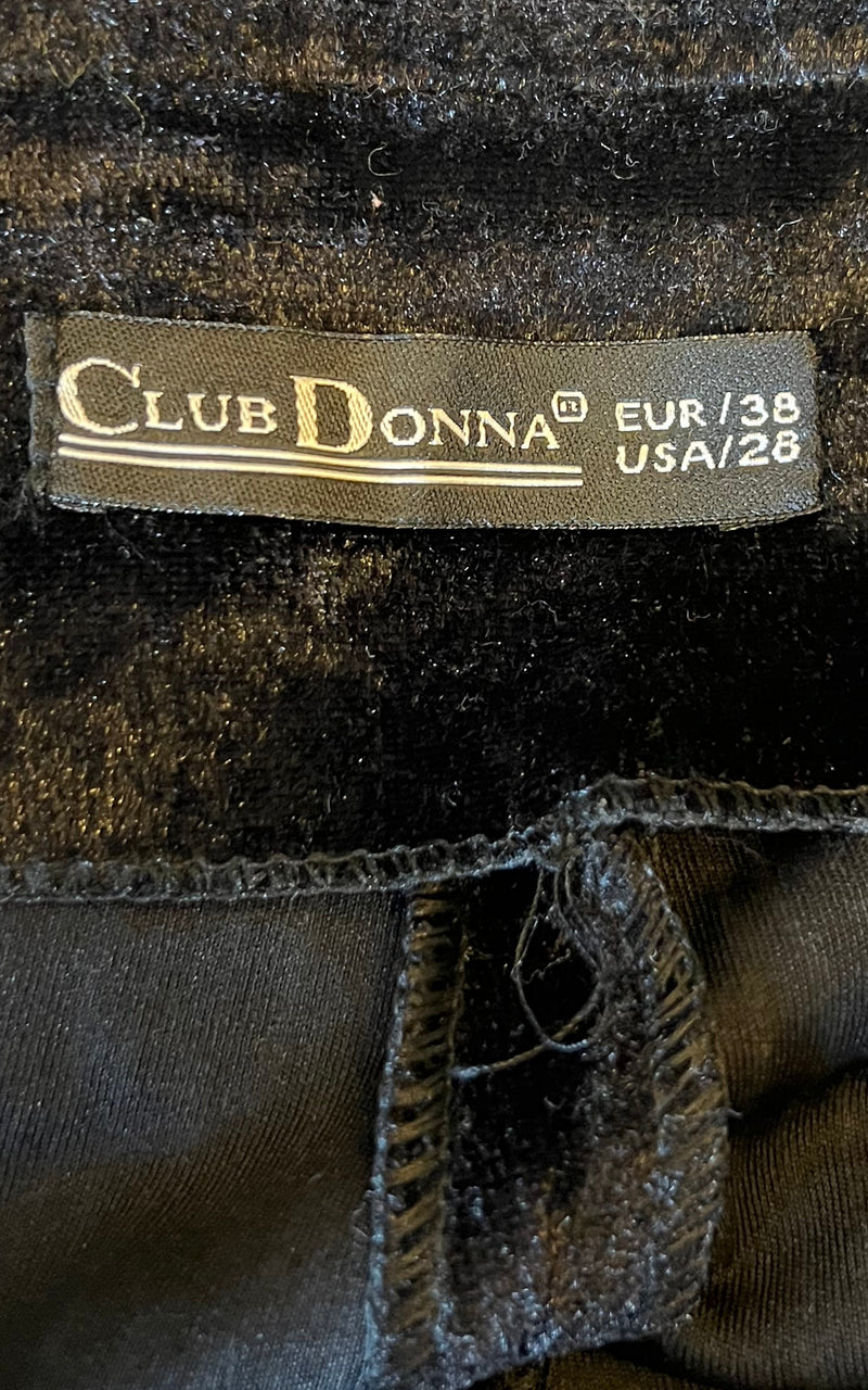 Vintage 90s Velvet Low Waist Pant