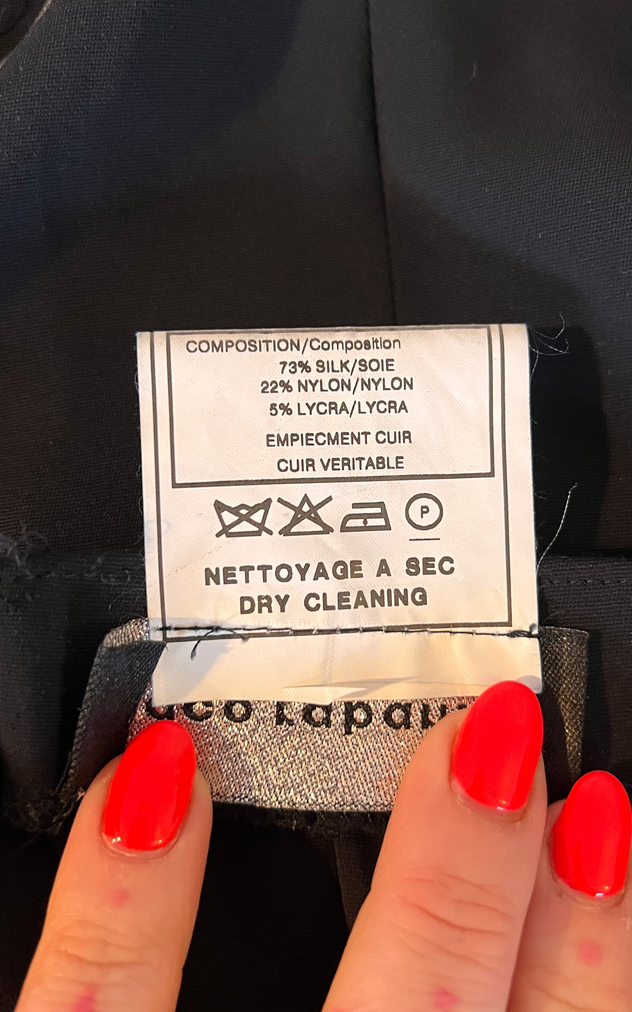 Abito vintage con dettagli in pelle Paco Rabanne Y2K