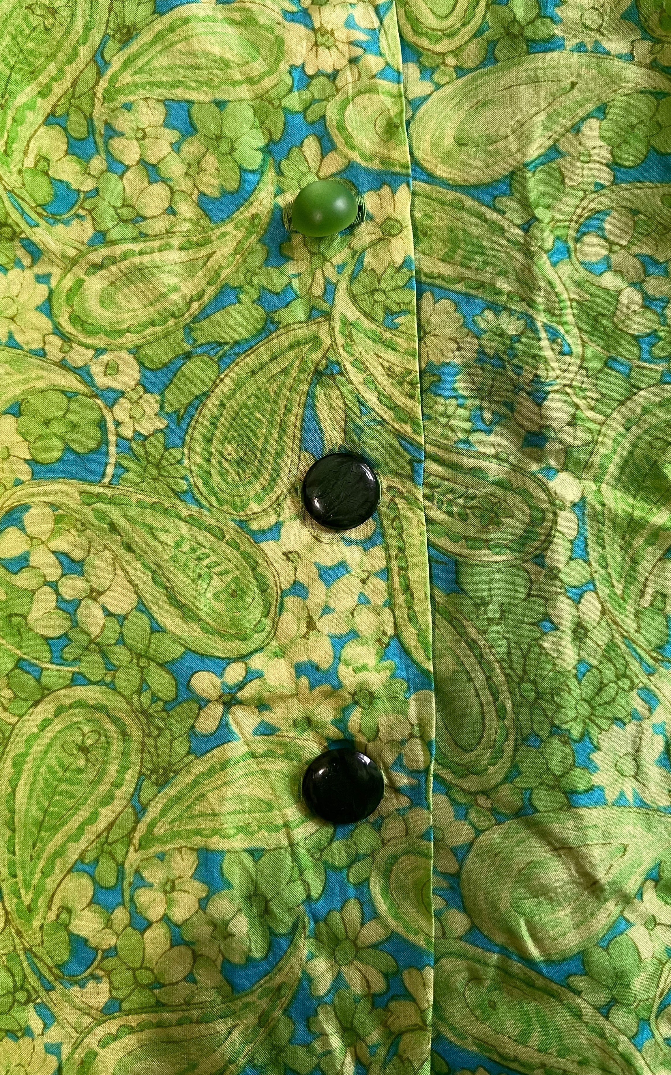 Vintage 70s Silk Blouse