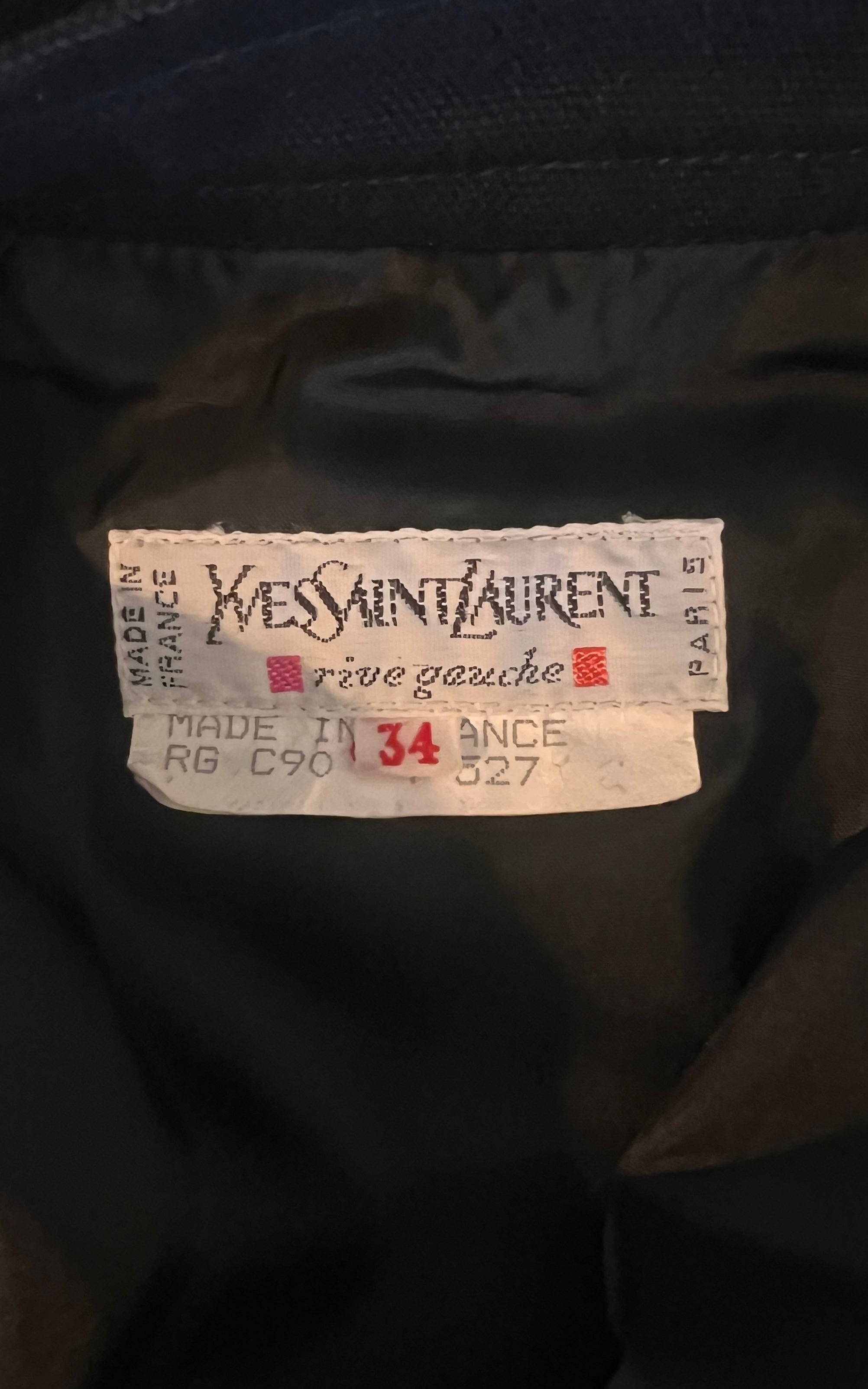 Vintage Yves Saint Laurent Pencil Skirt