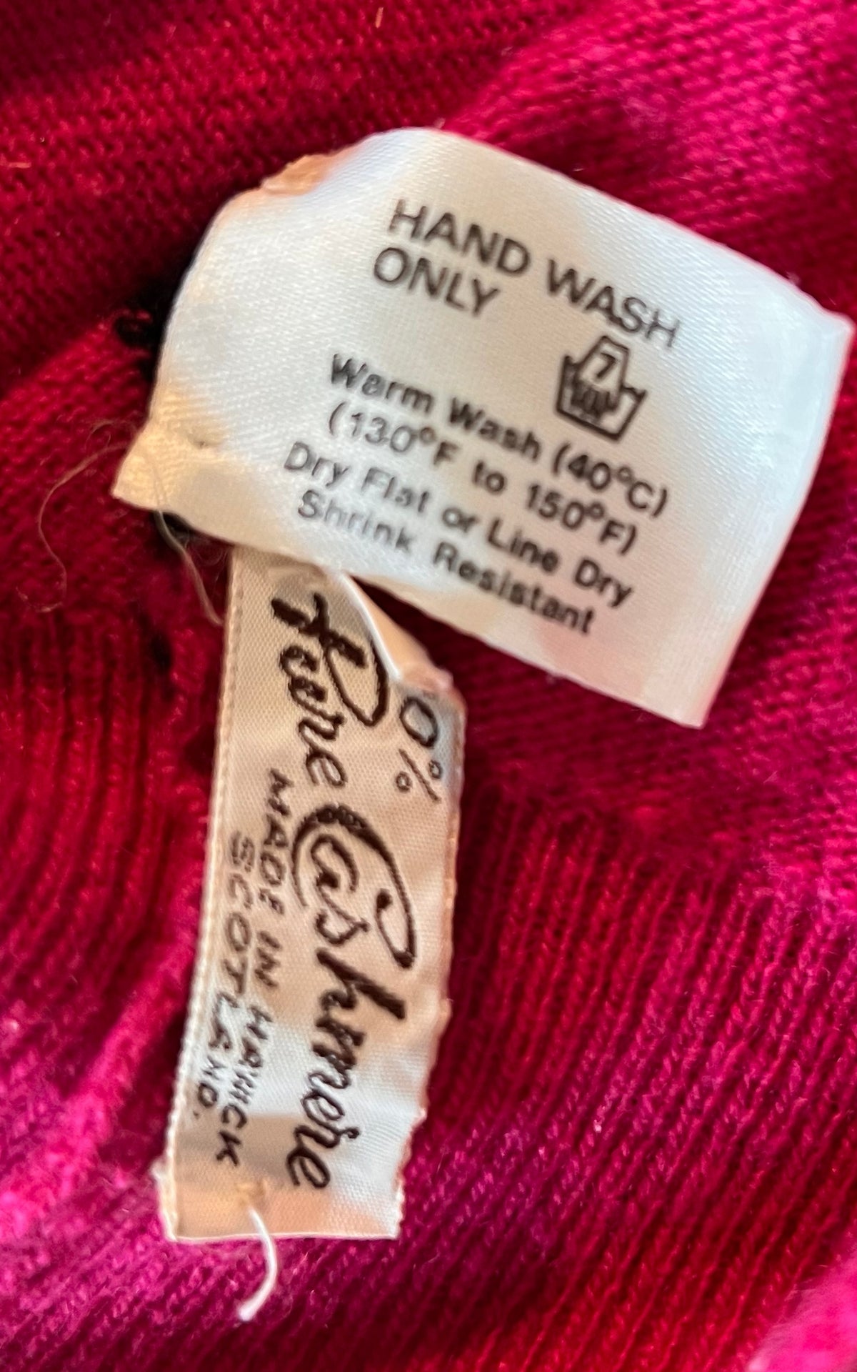 Vintage Saint Laurent Rive Gauche Cashmere Argyle Vest