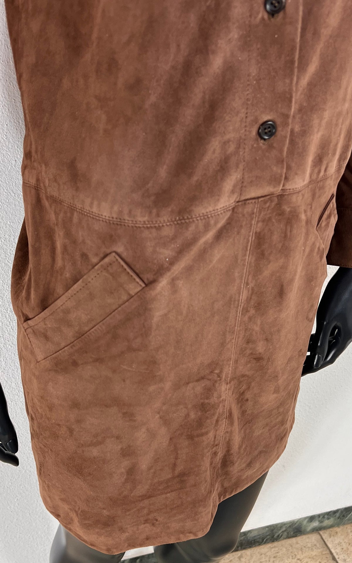 Lauren Ralph Lauren Brown Suede Shirt Dress
