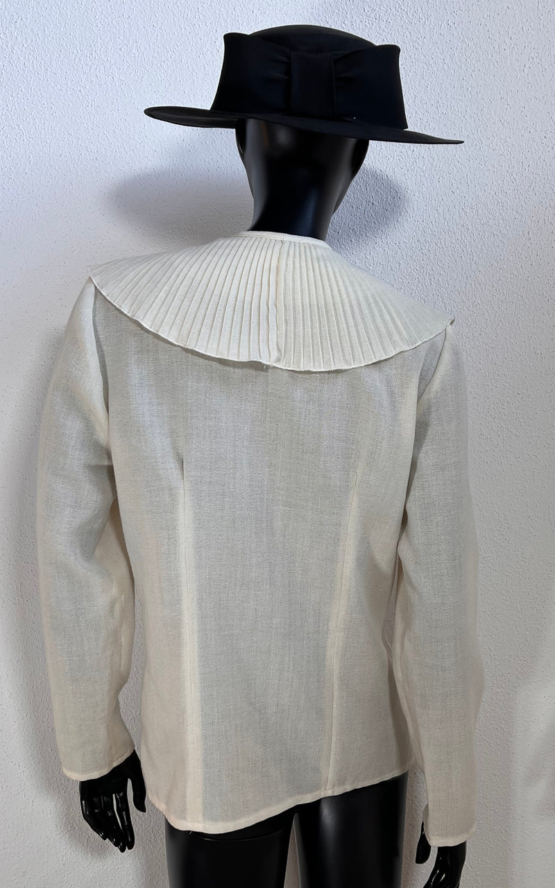 Vintage 90s Big Collar Blouse