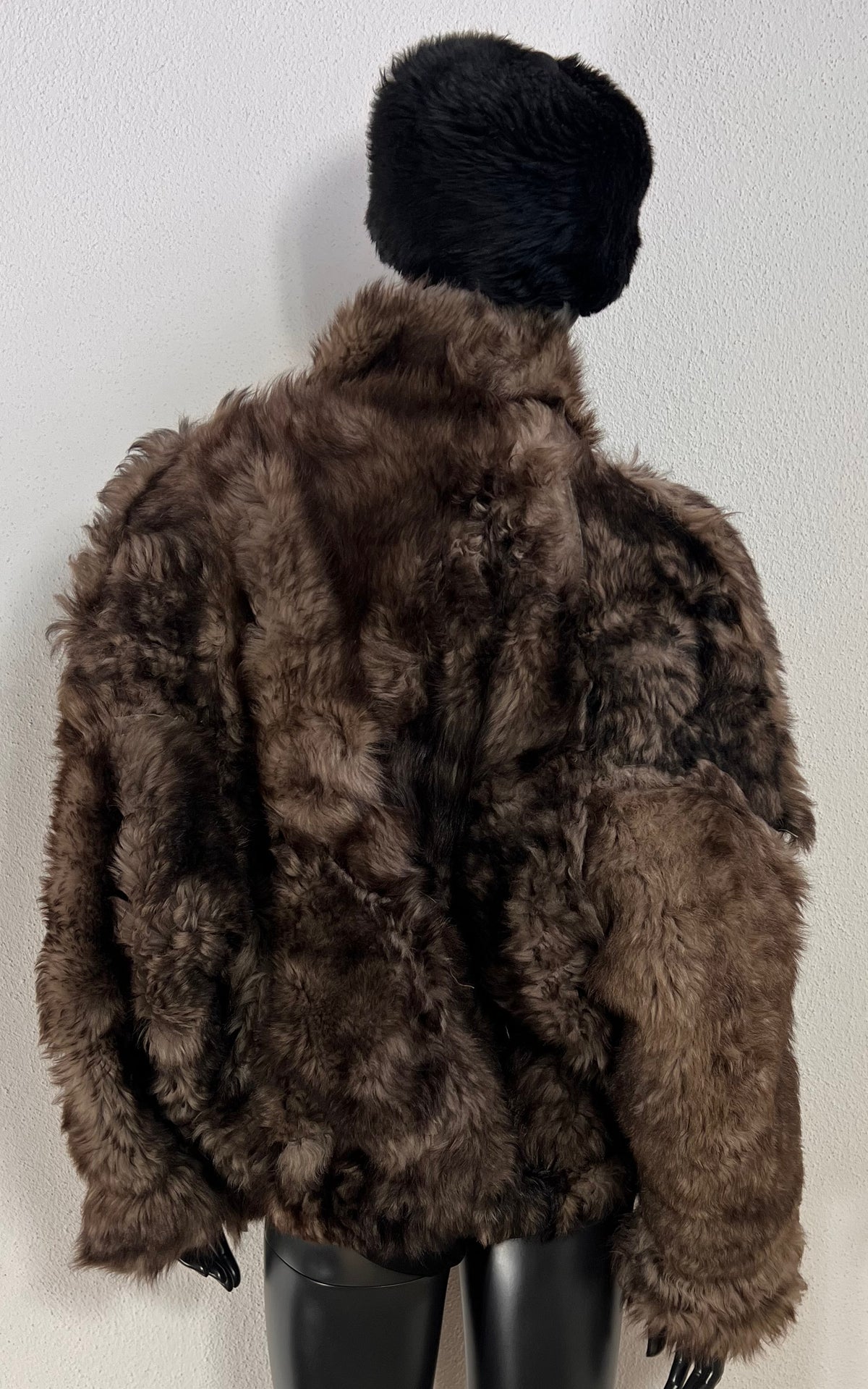 Reworked Curly Lamb Shearling Jacket