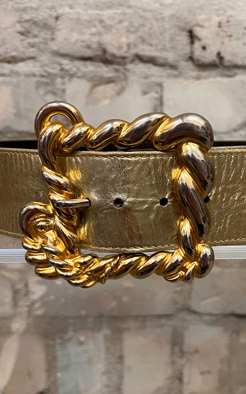 Vintage Escada Belt Gold