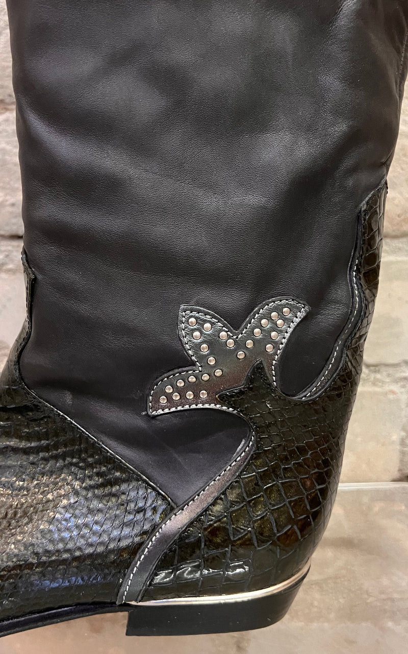 Vintage Snakeskin Boots 37,5