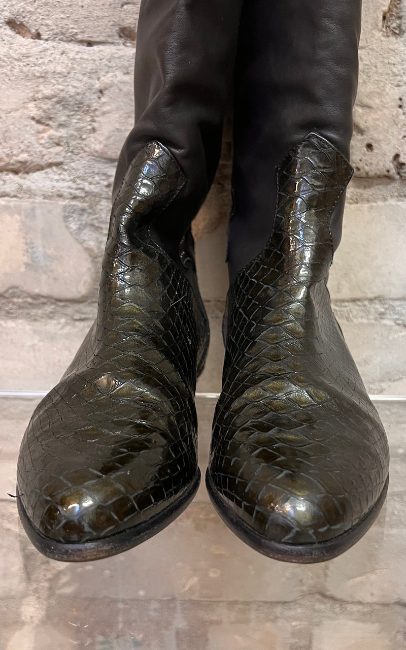 Vintage Snakeskin Boots 37,5