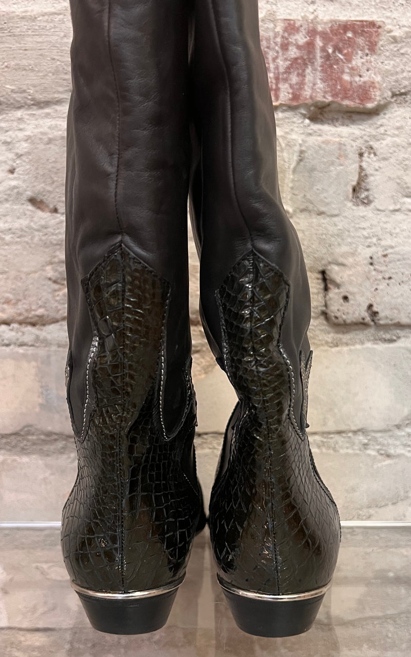 Vintage Snakeskin Boots 37,5